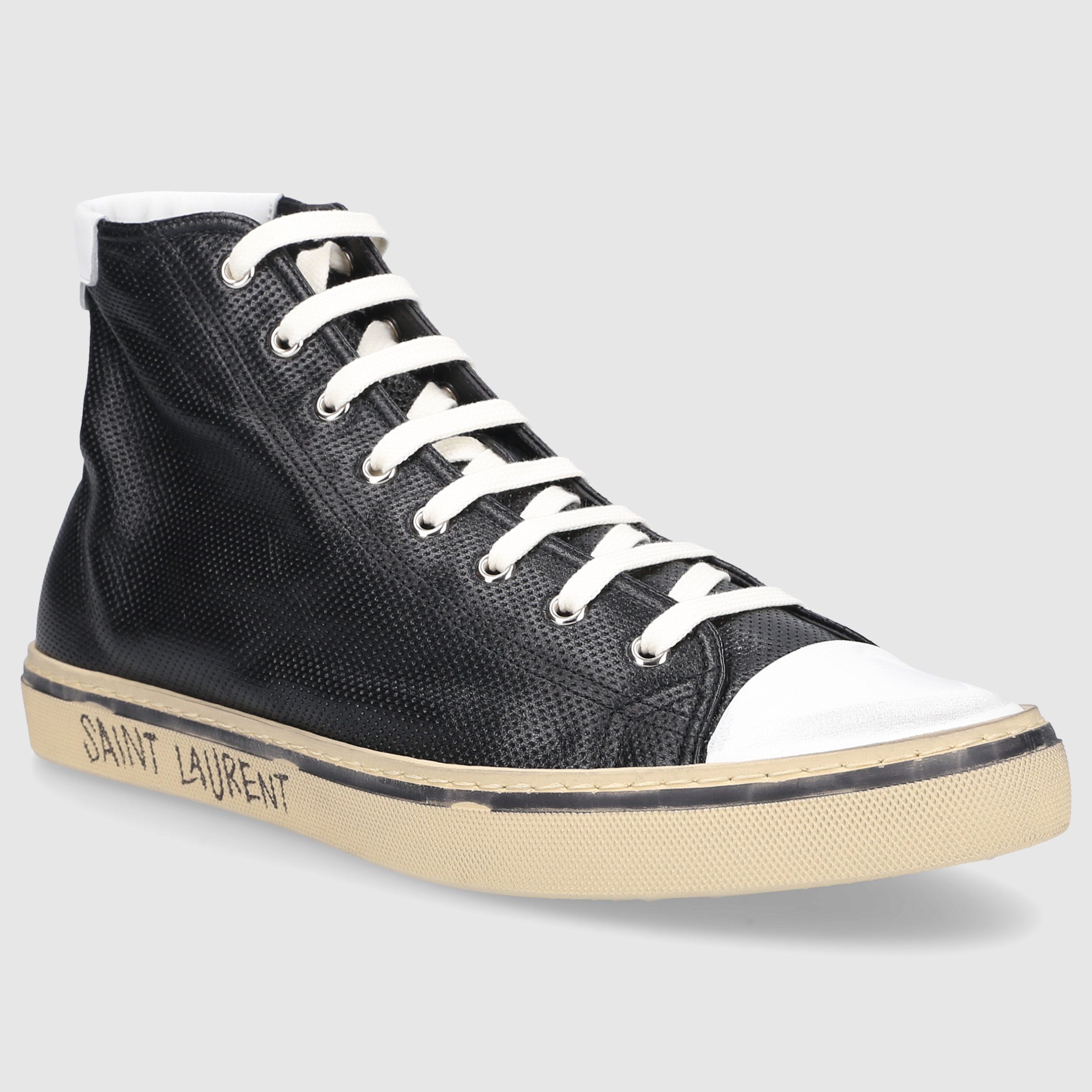 Saint Laurent Herren Sneaker high MALIBU Kalbsleder