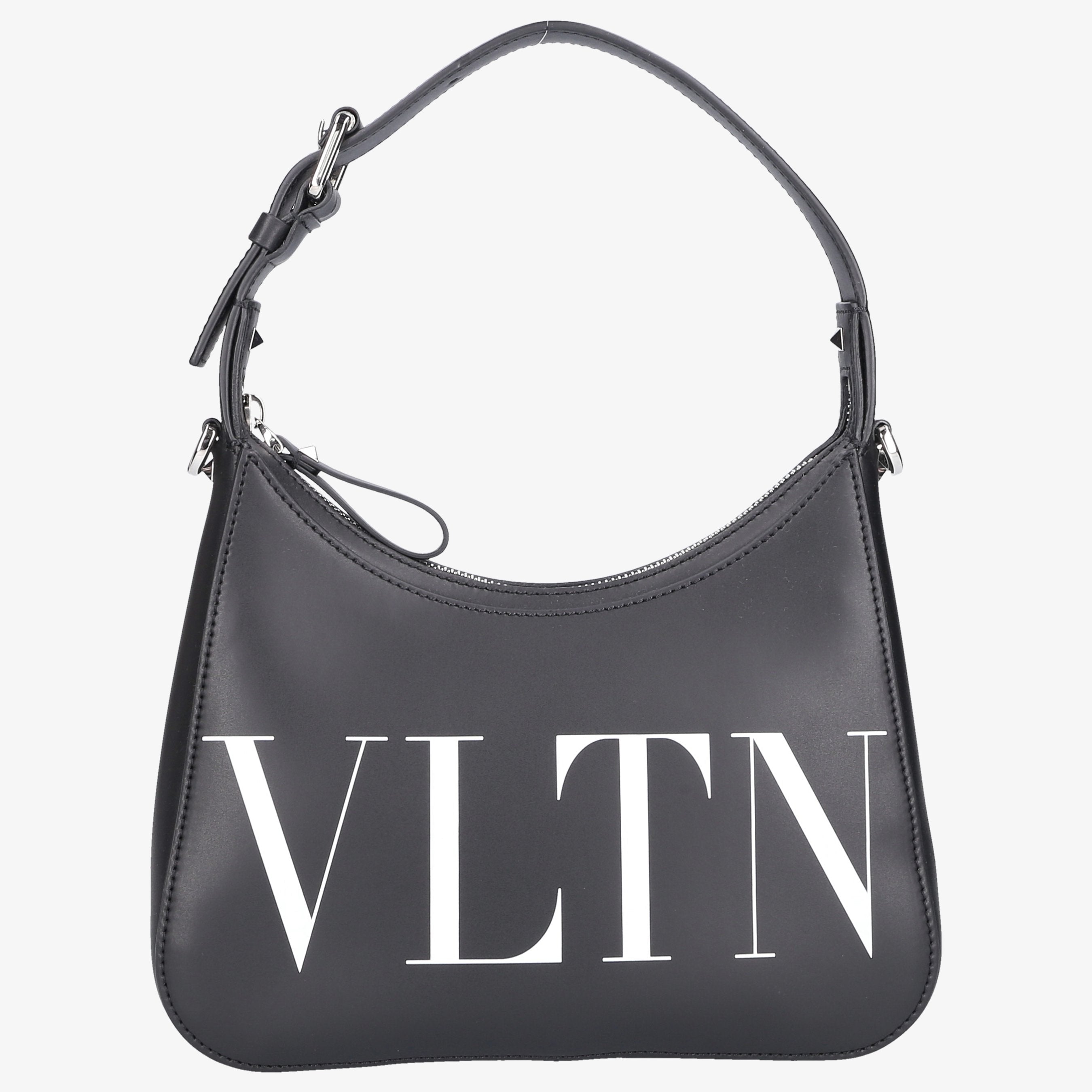 Valentino Garavani Damen Schultertasche VLTN HOBO Kalbsleder