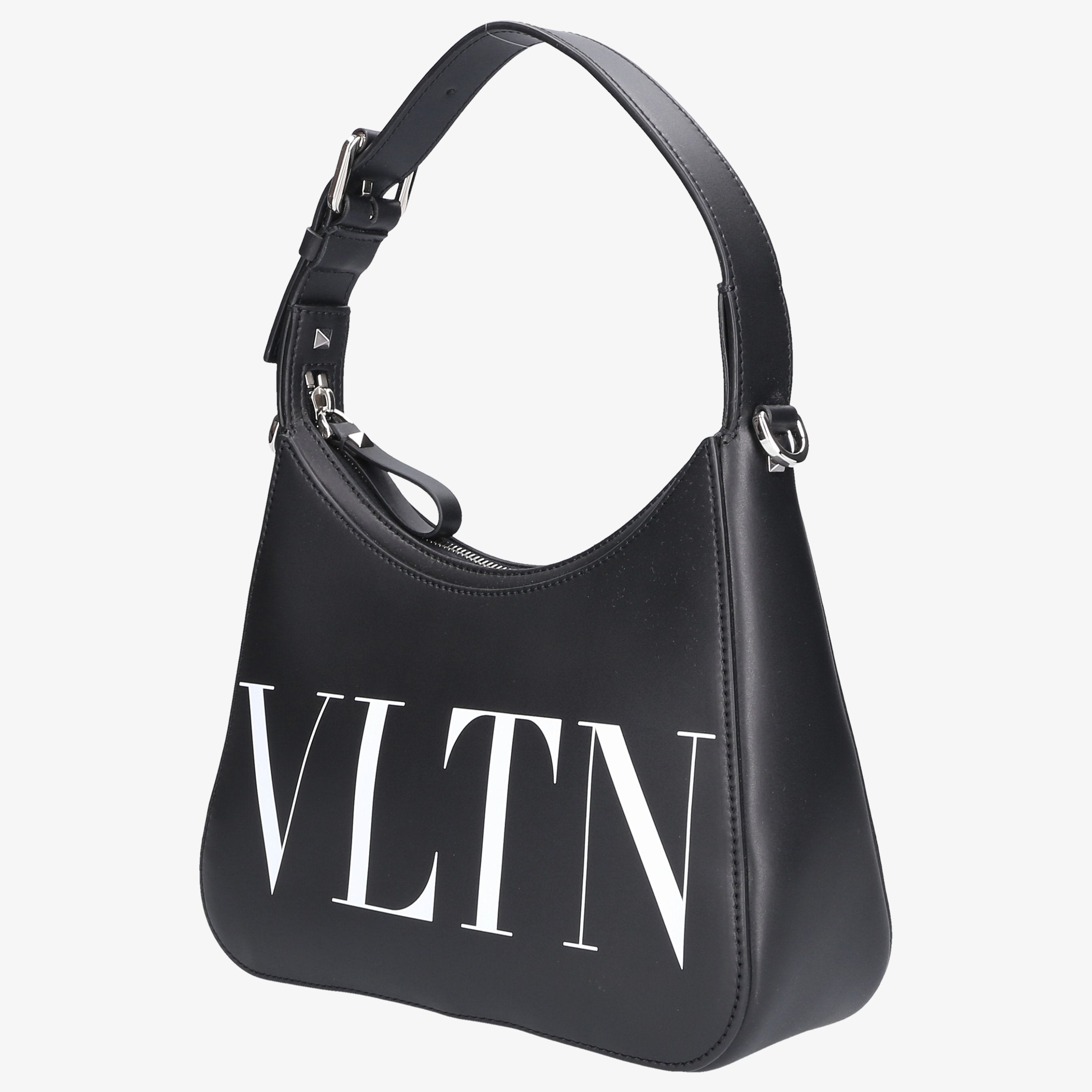 Valentino Garavani Damen Schultertasche VLTN HOBO Kalbsleder