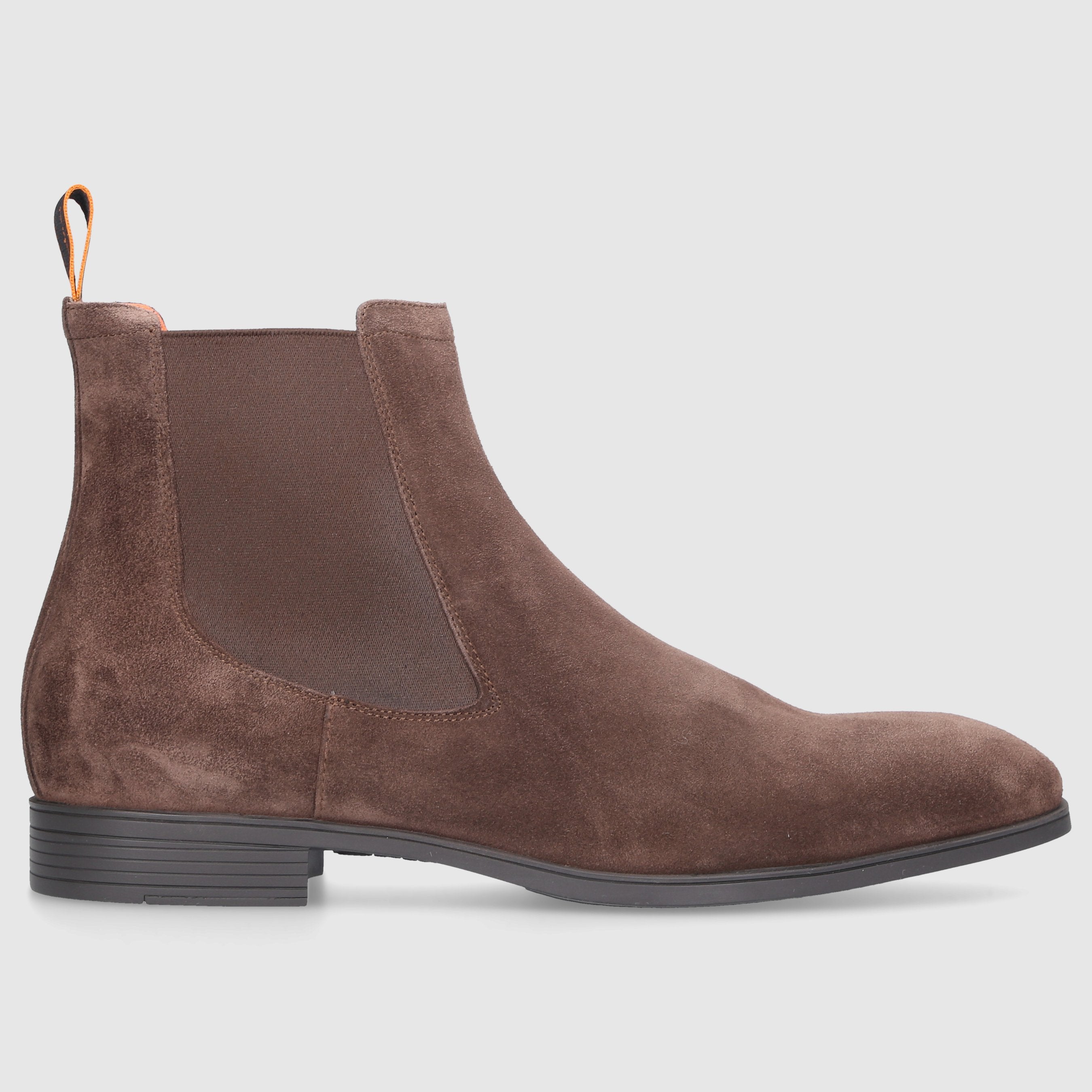 Santoni Herren Chelsea Boots 13414 Veloursleder