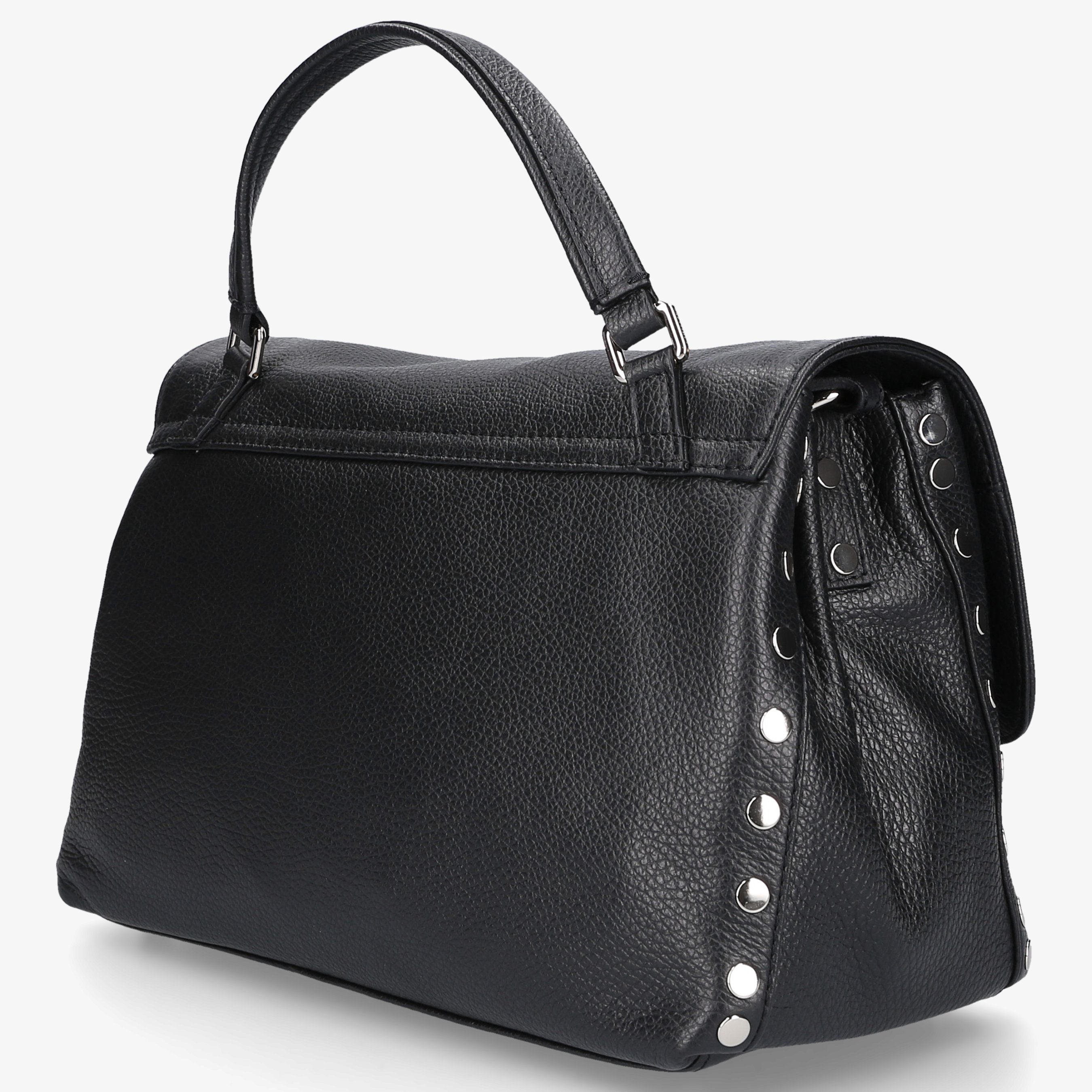 Zanellato Damen Schultertasche S POSTINA DAILY Schwarz