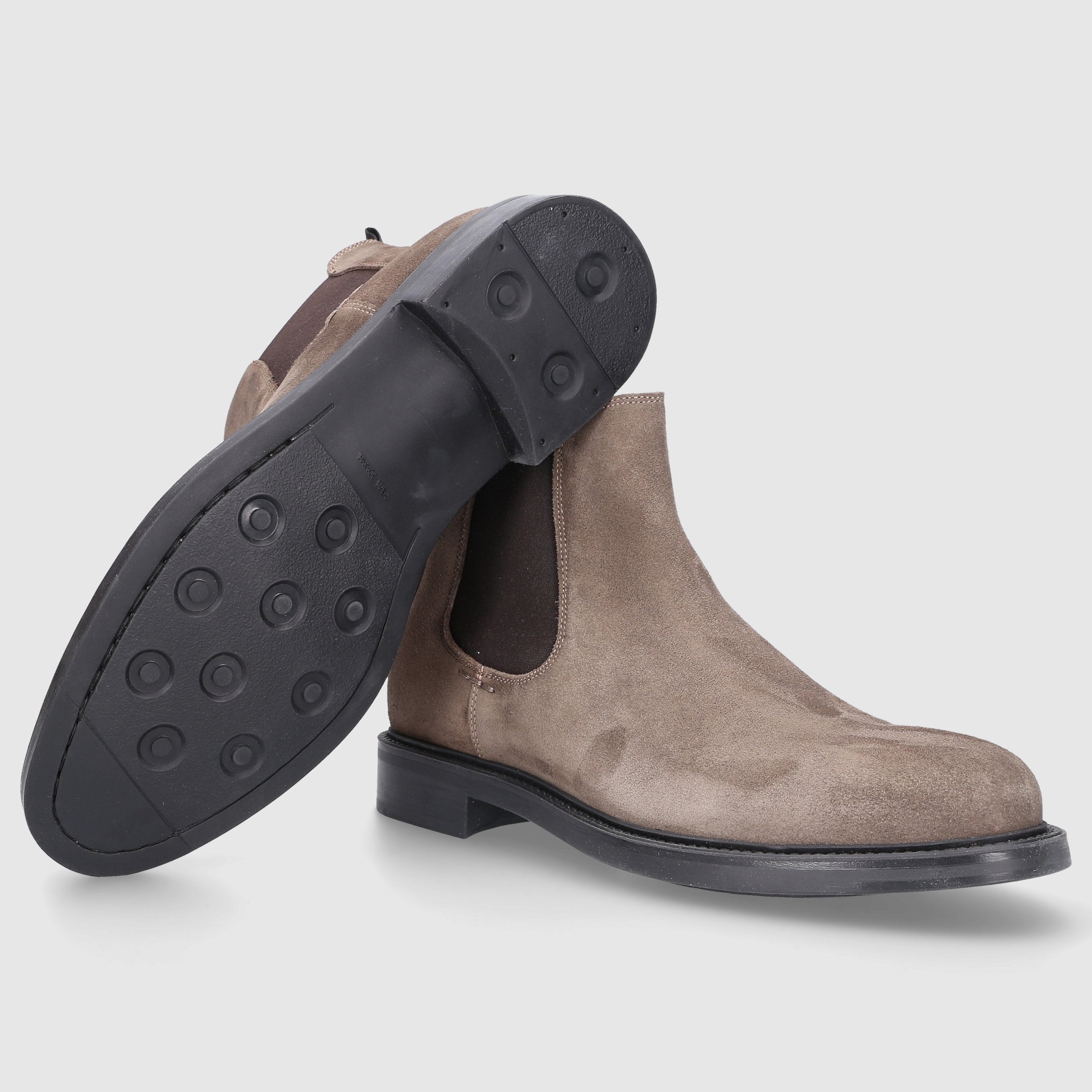 EN AVANT Herren Chelsea Boots 206-12 Veloursleder