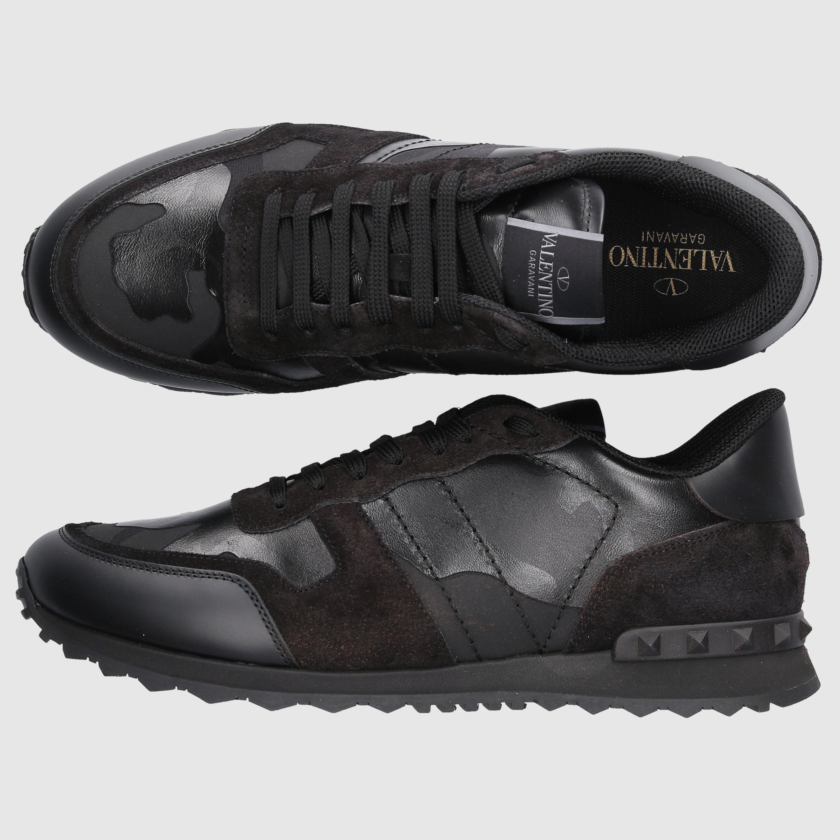 Valentino Garavani Herren Sneaker low ROCKRUNNER schwarz