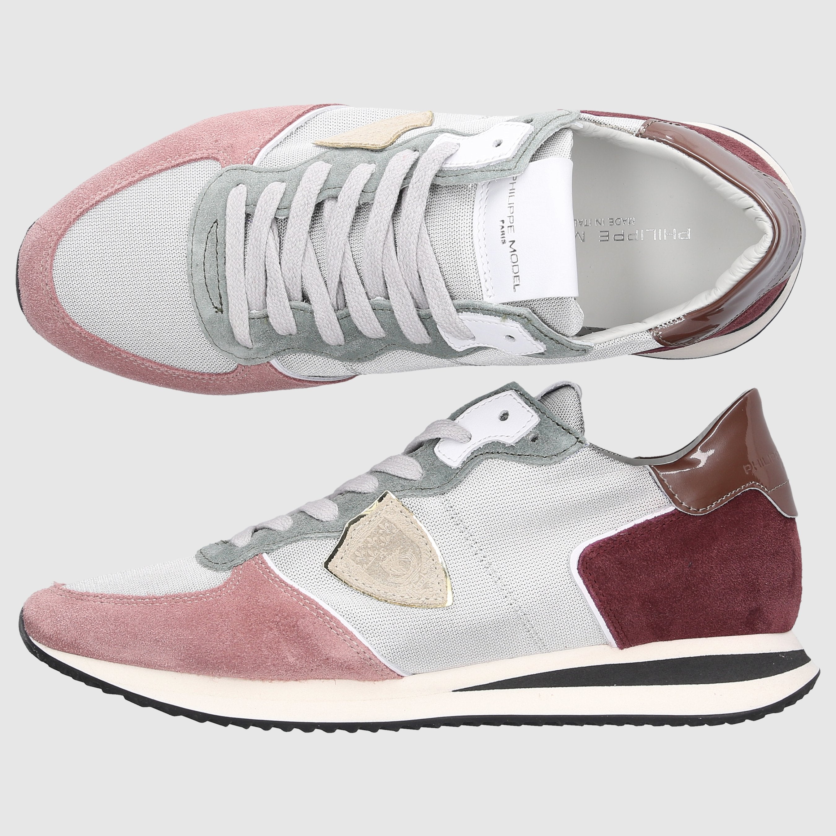 Philippe Model Damen Sneaker low TZLD-WR11 Veloursleder