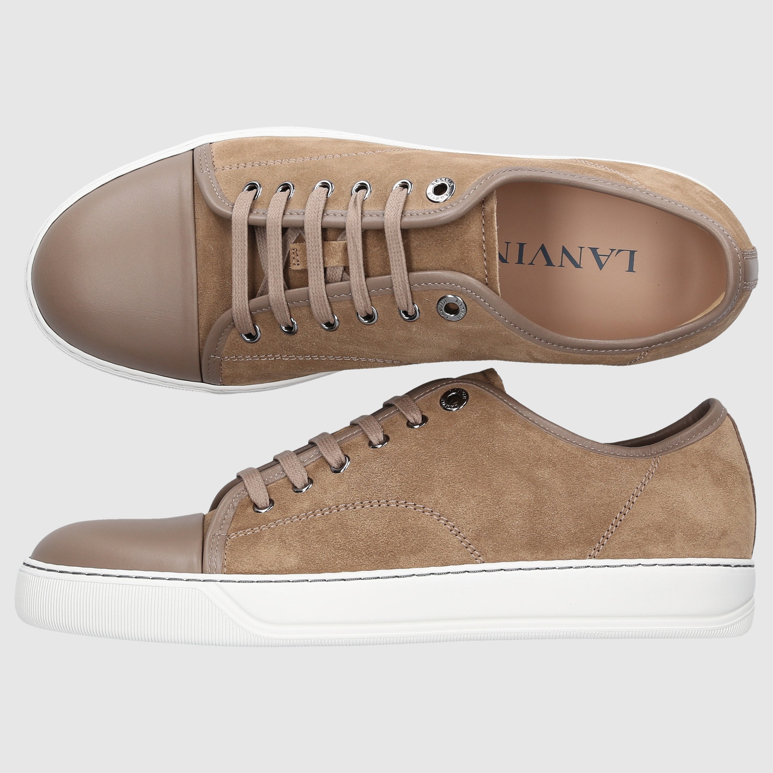 Lanvin Herren Sneaker low DBB1 Veloursleder