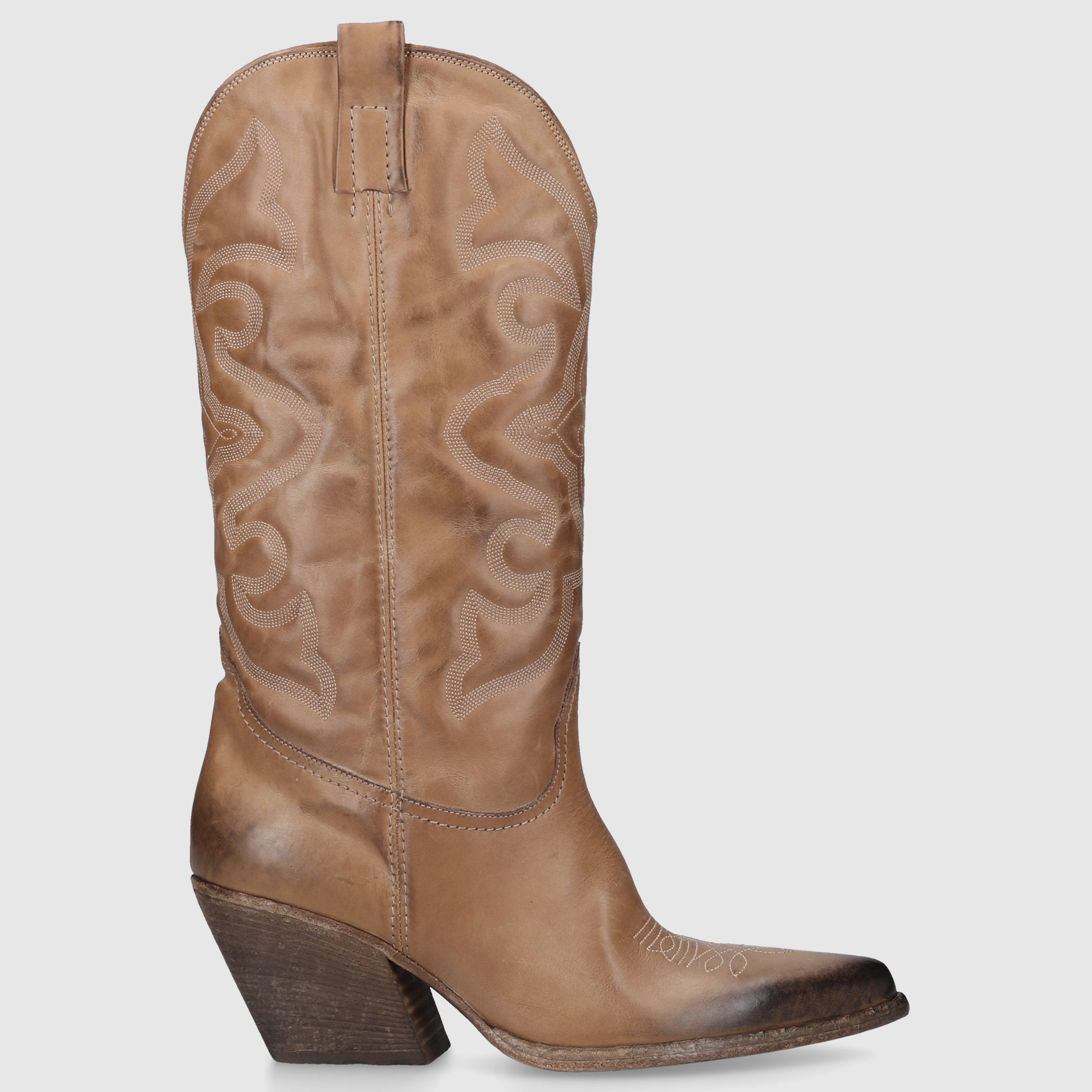 Strategia Damen Cowboystiefel E200015 Kalbsleder