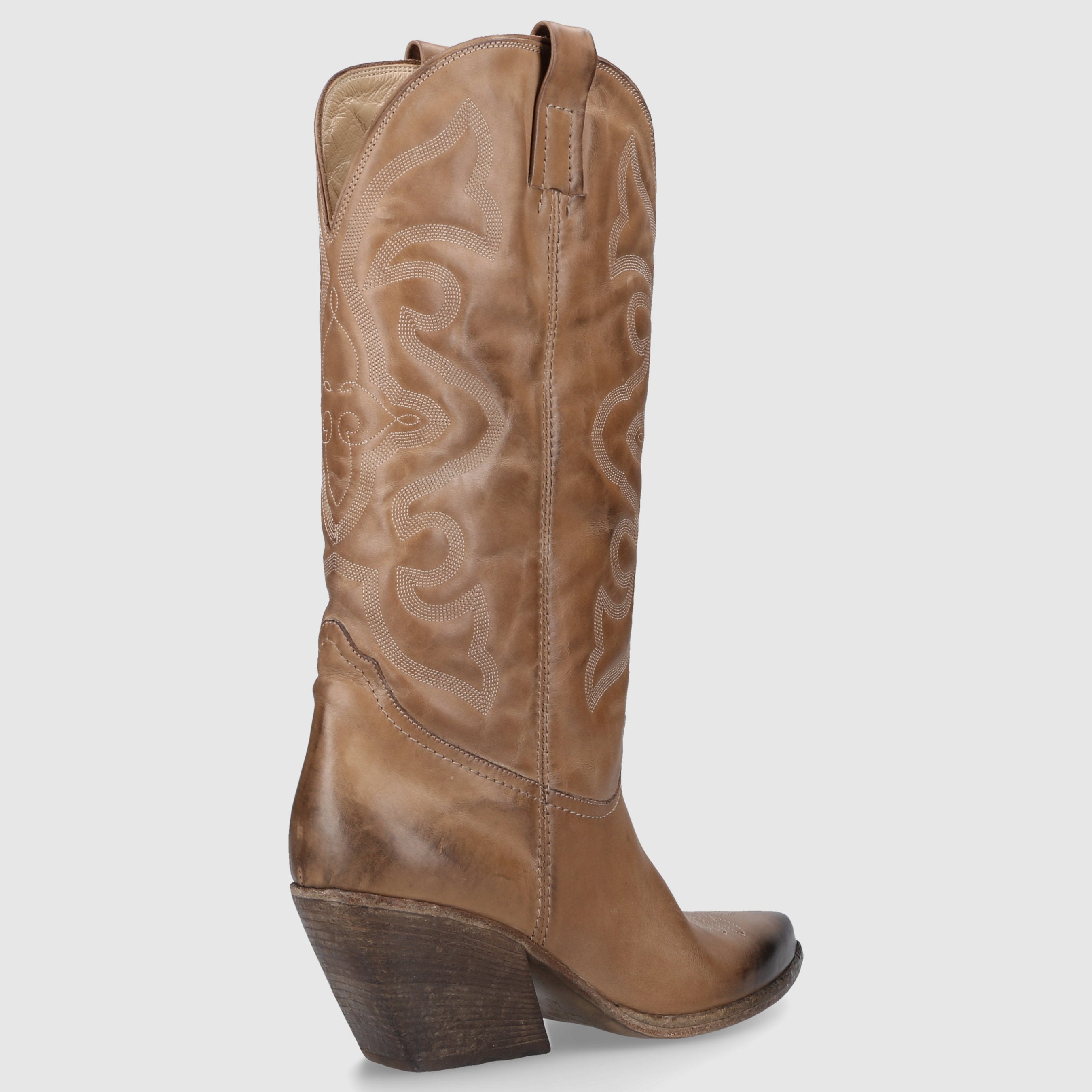 Strategia Damen Cowboystiefel E200015 Kalbsleder
