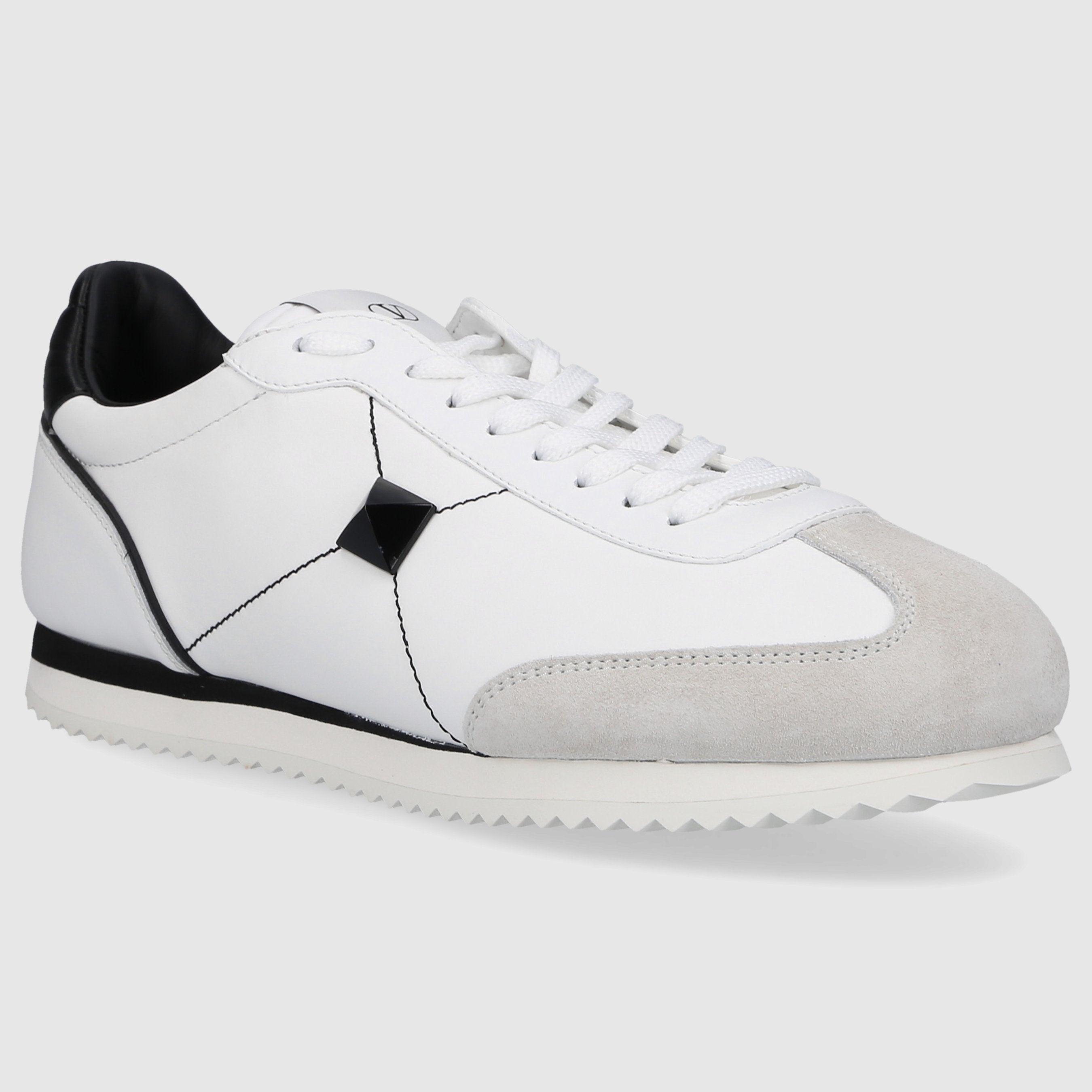 Valentino Garavani Herren Sneaker low STUD AROUND Kalbsleder