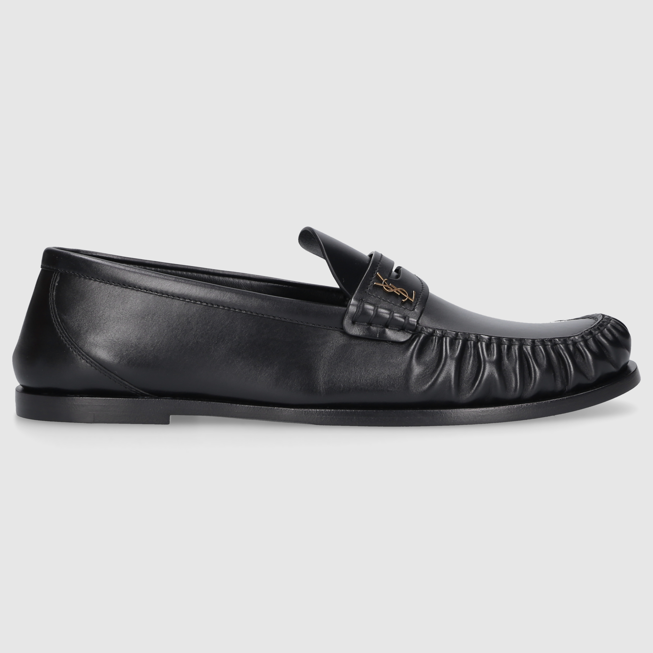 Saint Laurent Herren Slipper 820618 Schwarz
