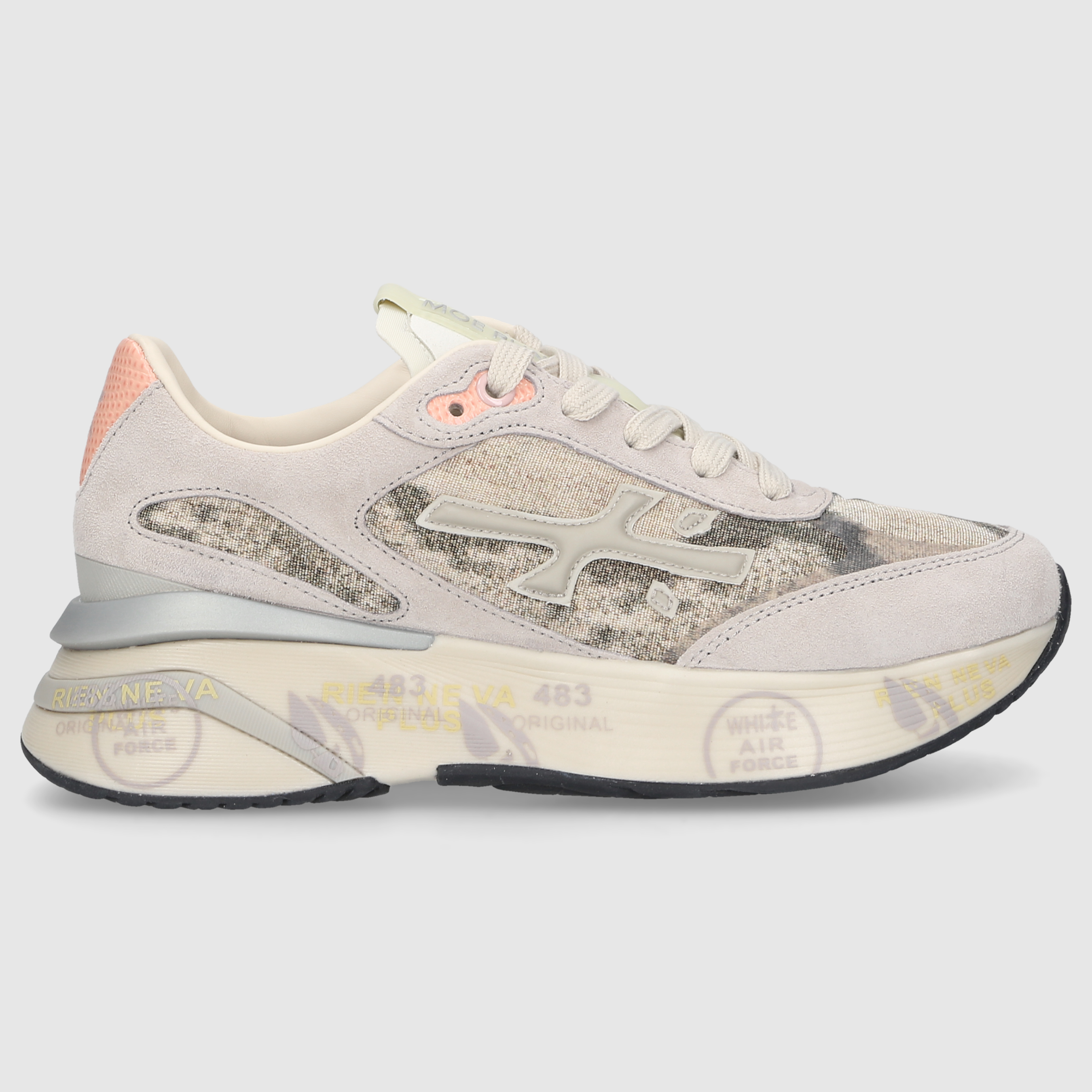 Premiata Damen Sneaker MOERUND-VAR 8083 Animalier Phyton