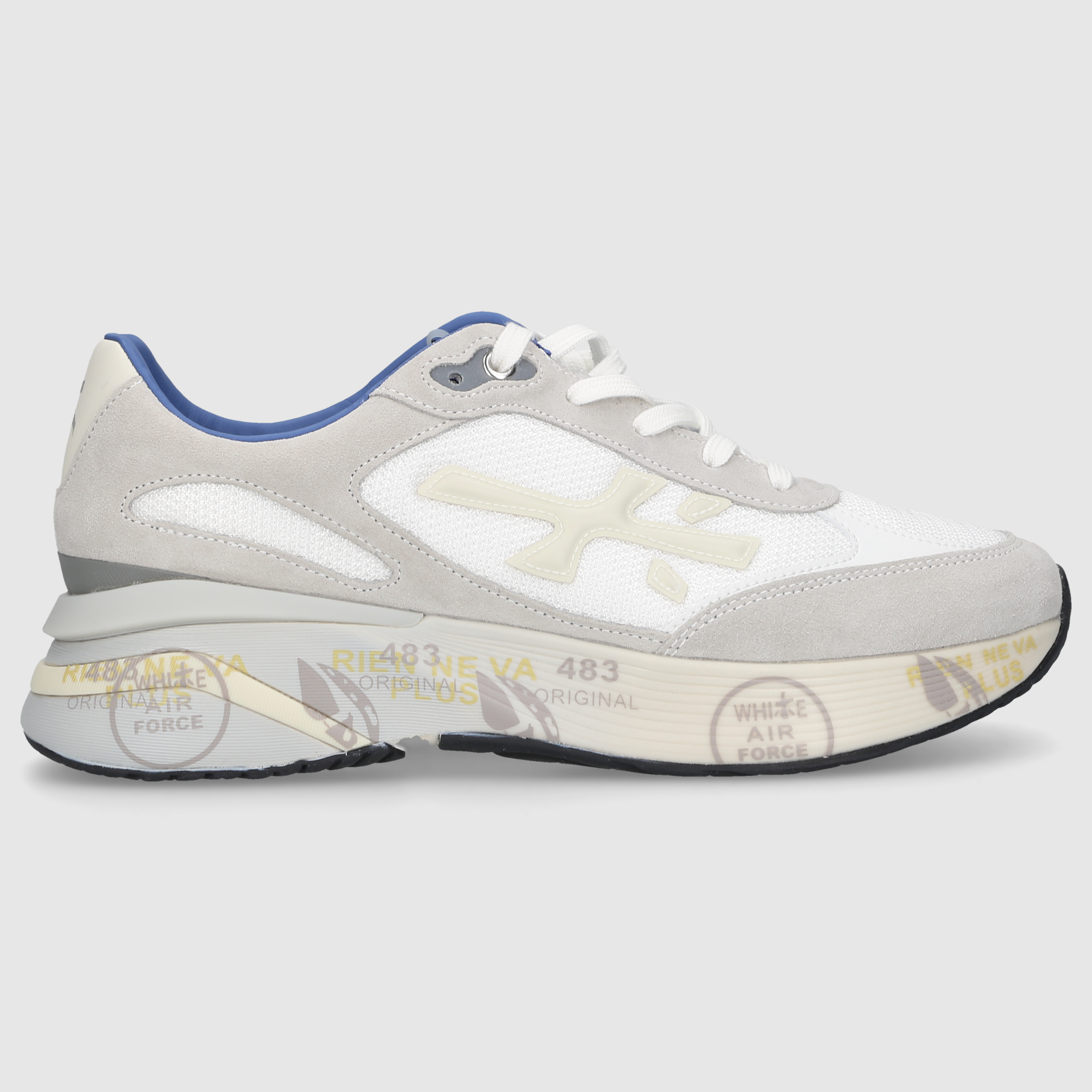 Premiata Herren Sneaker MOERUN-VAR 8075 White