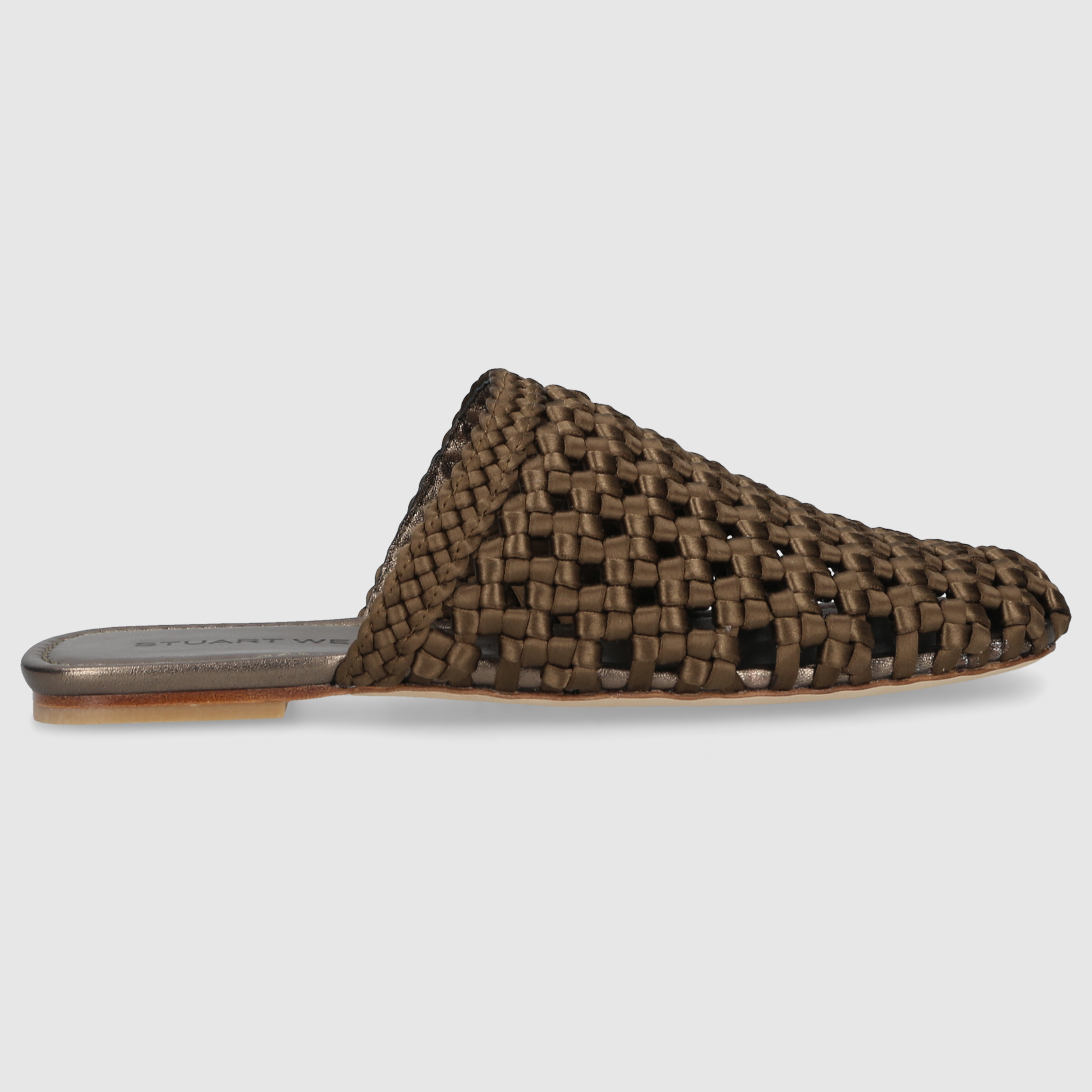 Stuart Weitzman Damen Loafer MARINA MULE Golden Olive