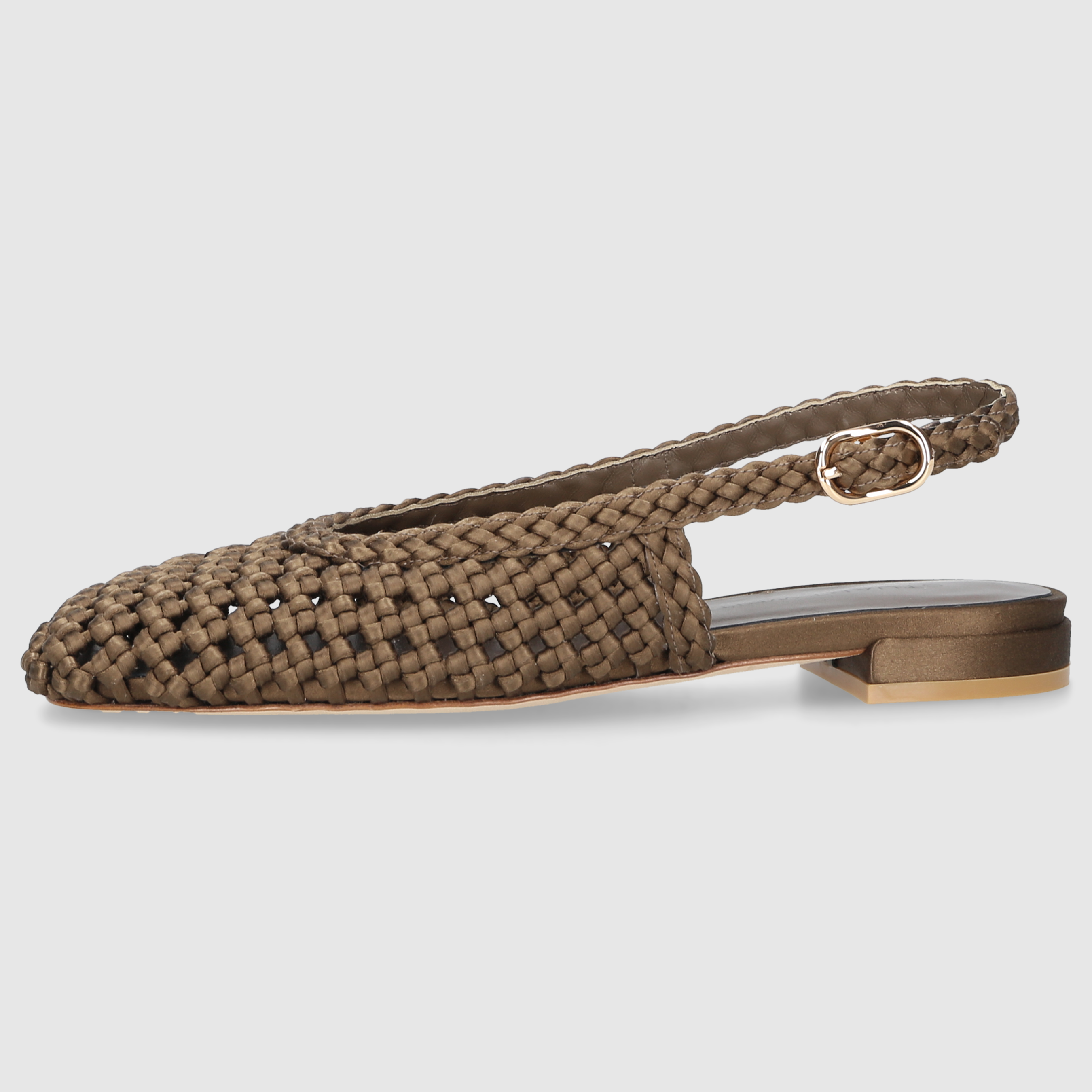 Stuart Weitzman Damen Loafer MARINA SLINGBACK Golden Olive