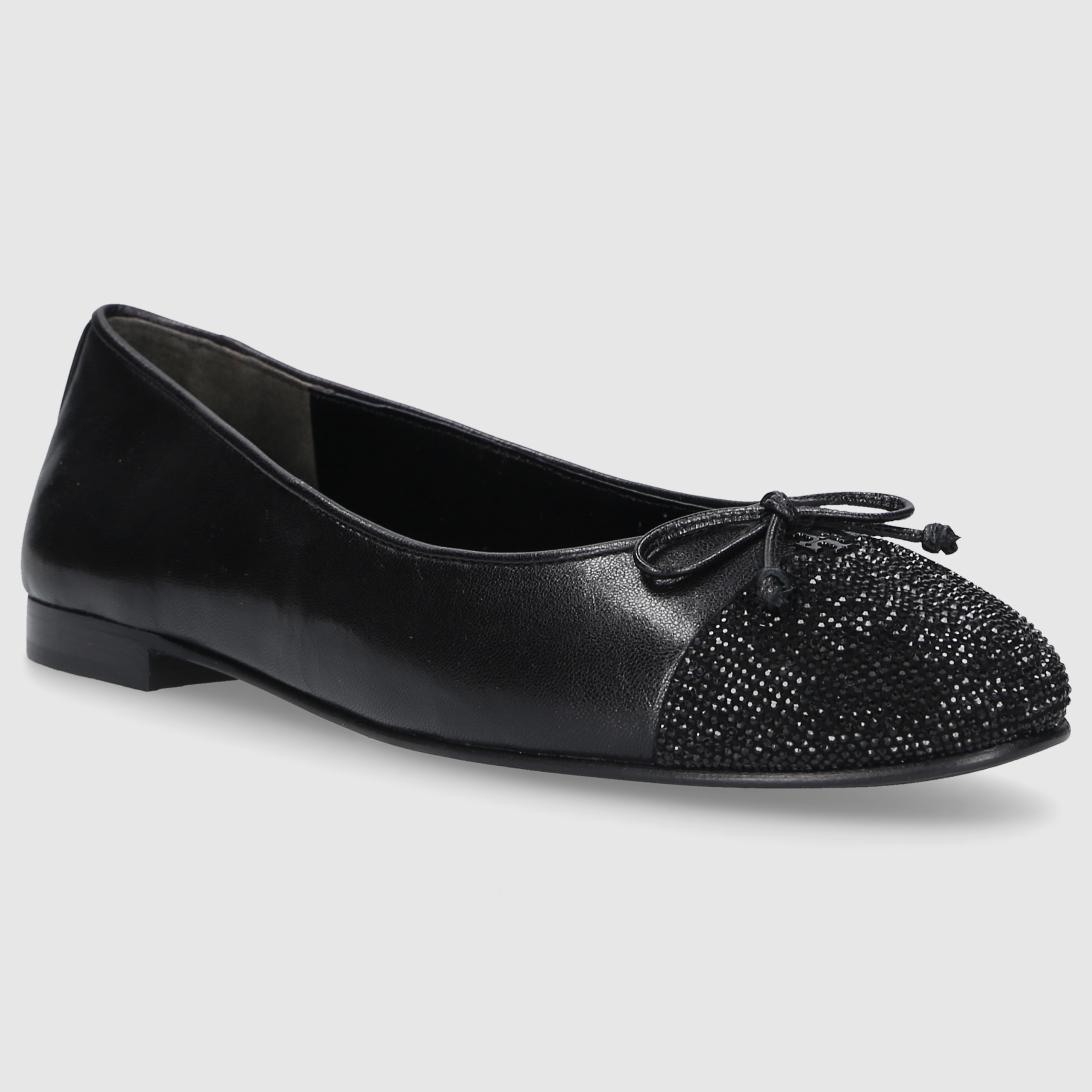 Tory Burch Damen Ballerinas 166214 Kalbsleder schwarz