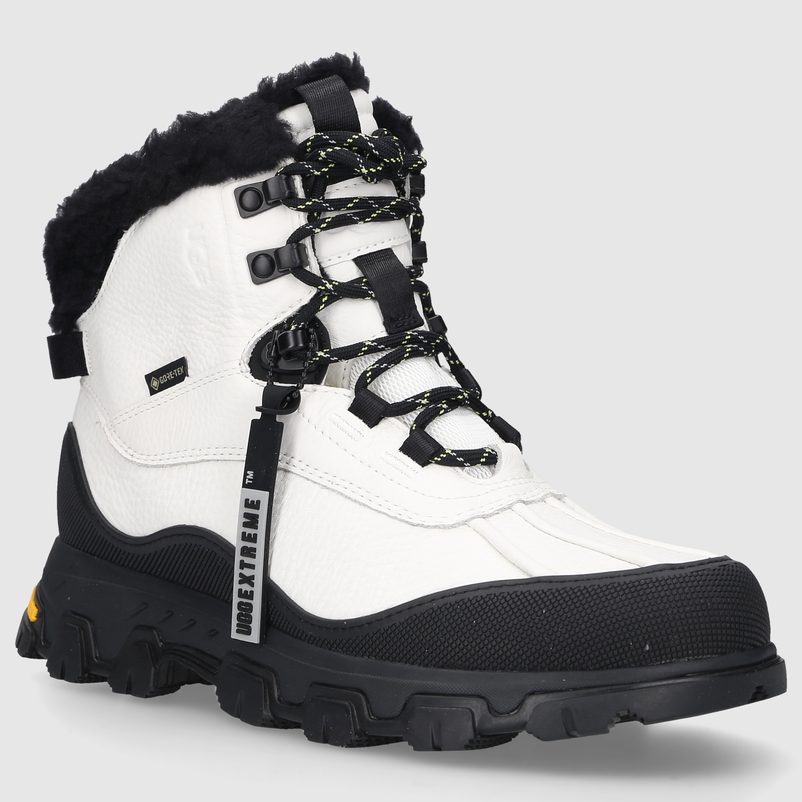 UGG Damen Stiefeletten ADIRONDACK MERIDIAN HIKER Kalbsleder Weiß-kombi