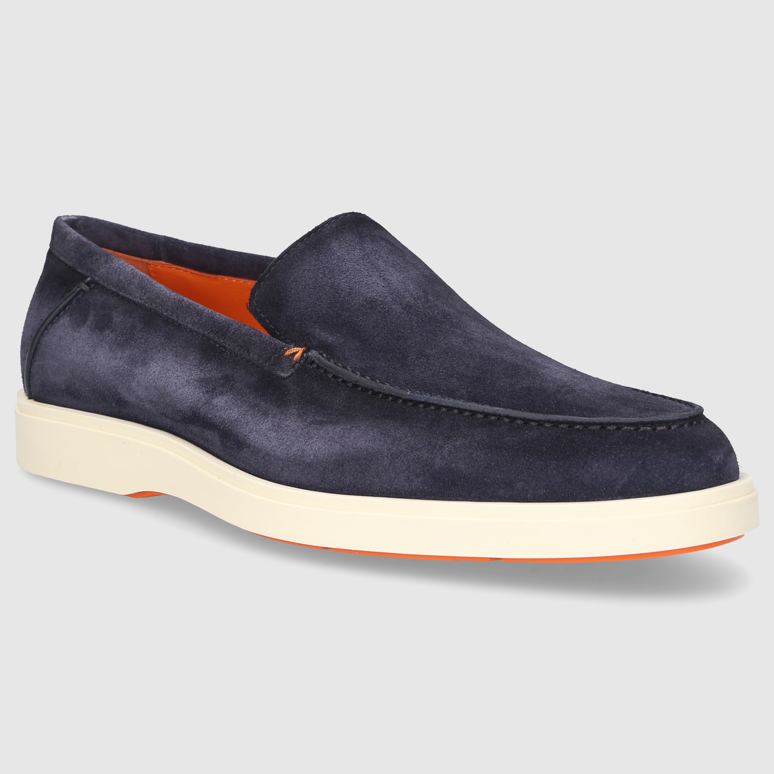 Santoni Herren MOKKASIN MGDT17824TICBGEX DK-BLAU