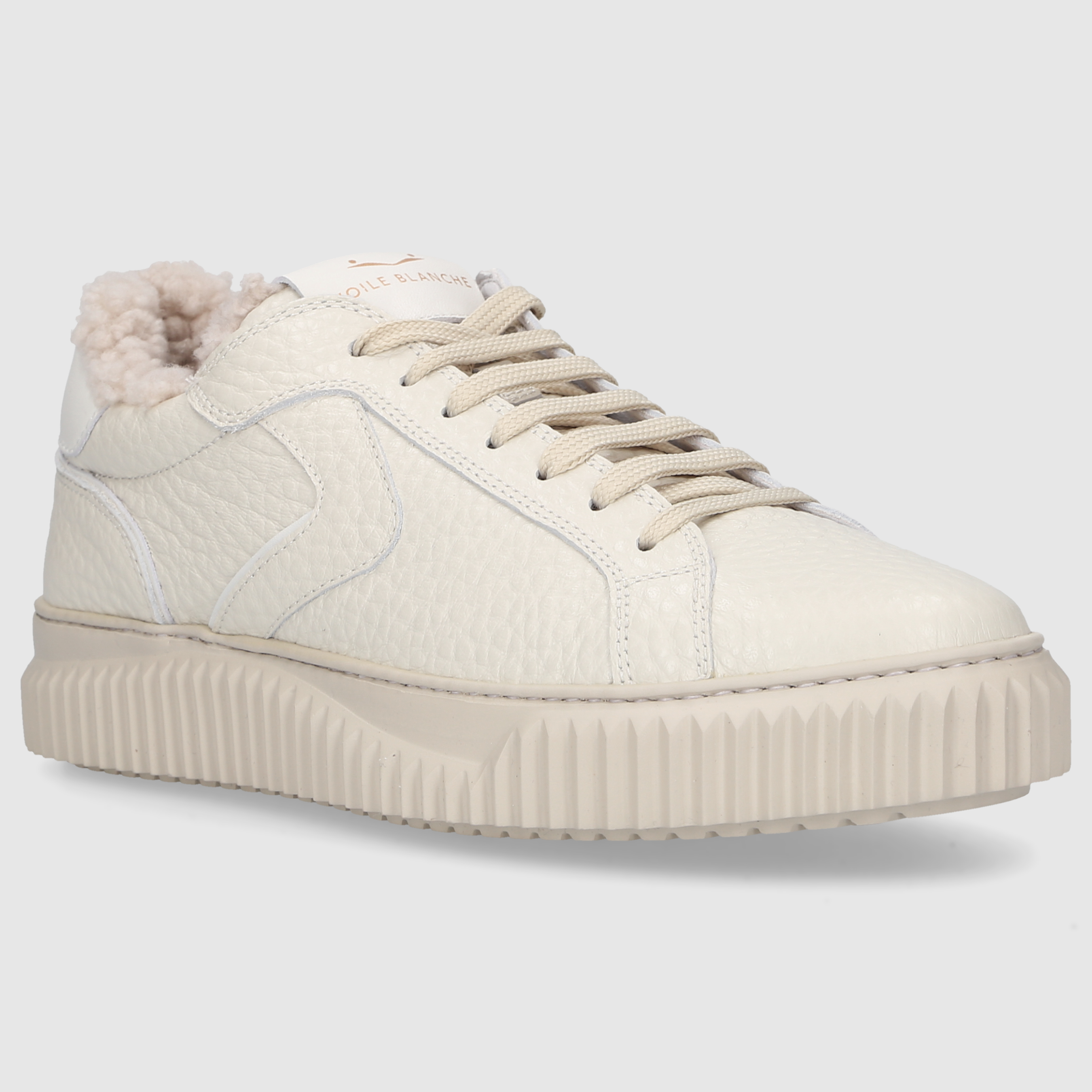 VOILE BLANCHE Damen Sneaker low LIPARI Kalbsleder grau