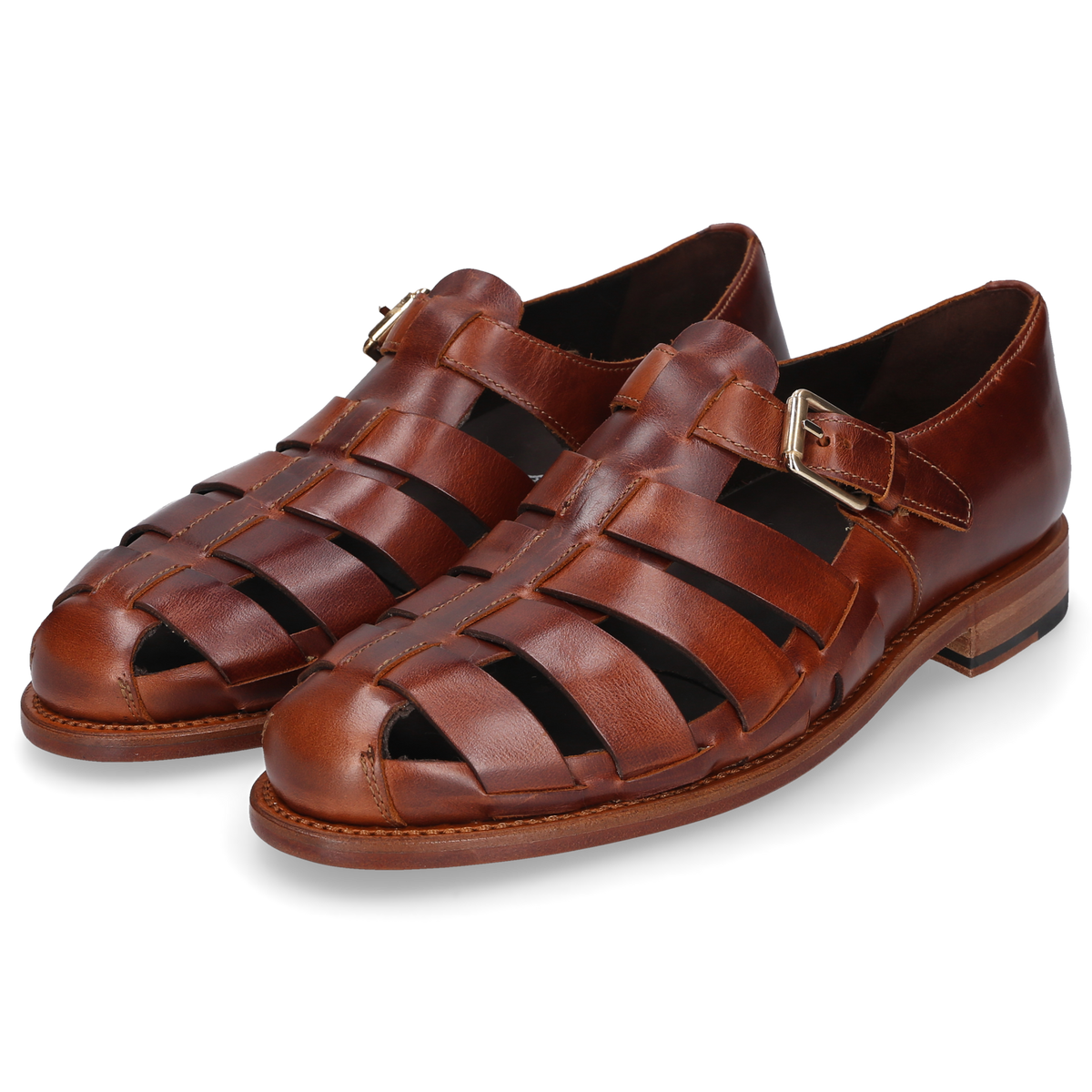 Heinrich Dinkelacker Herren Sandale London Sandale MA - Amber