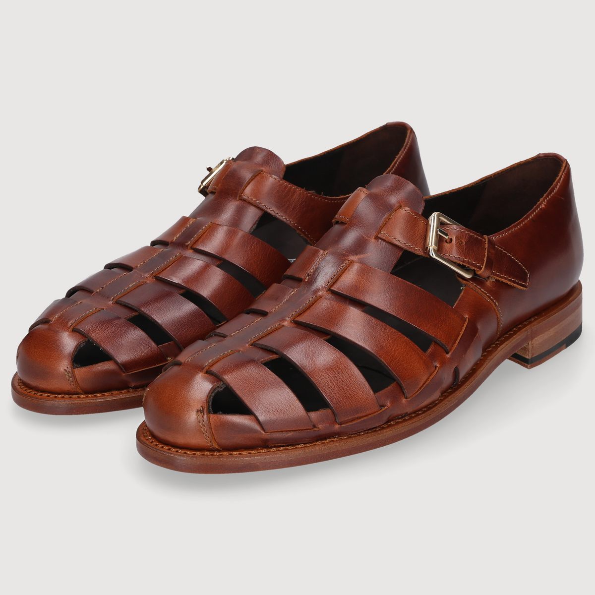 Heinrich Dinkelacker Men's London Sandal MA - Amber