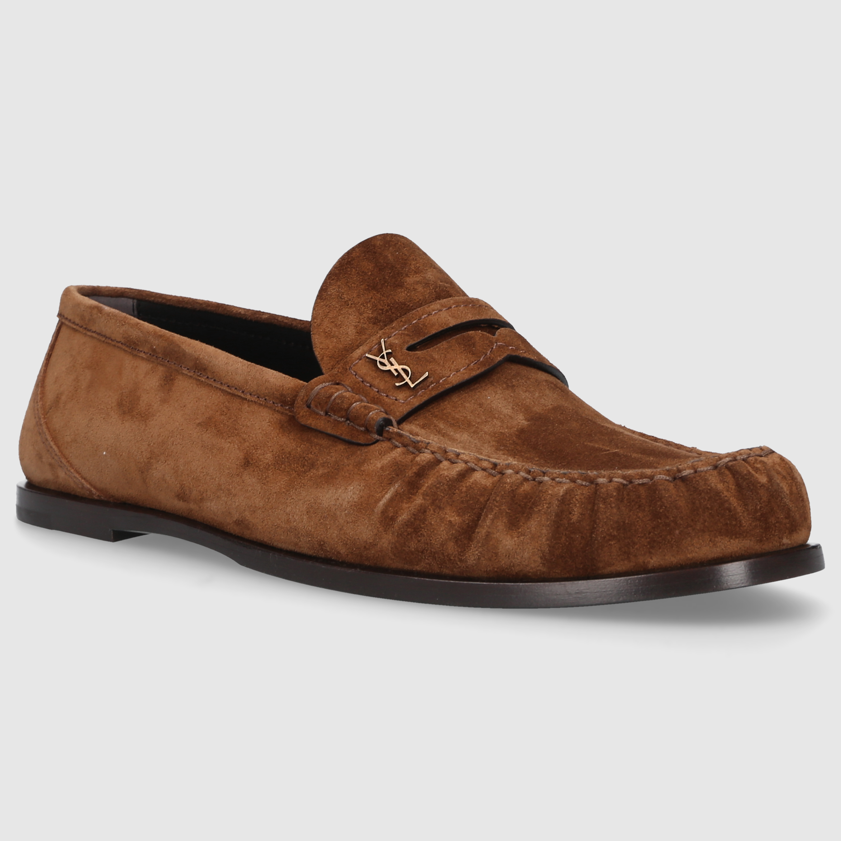 Saint Laurent Herren Slipper 821173 Braun