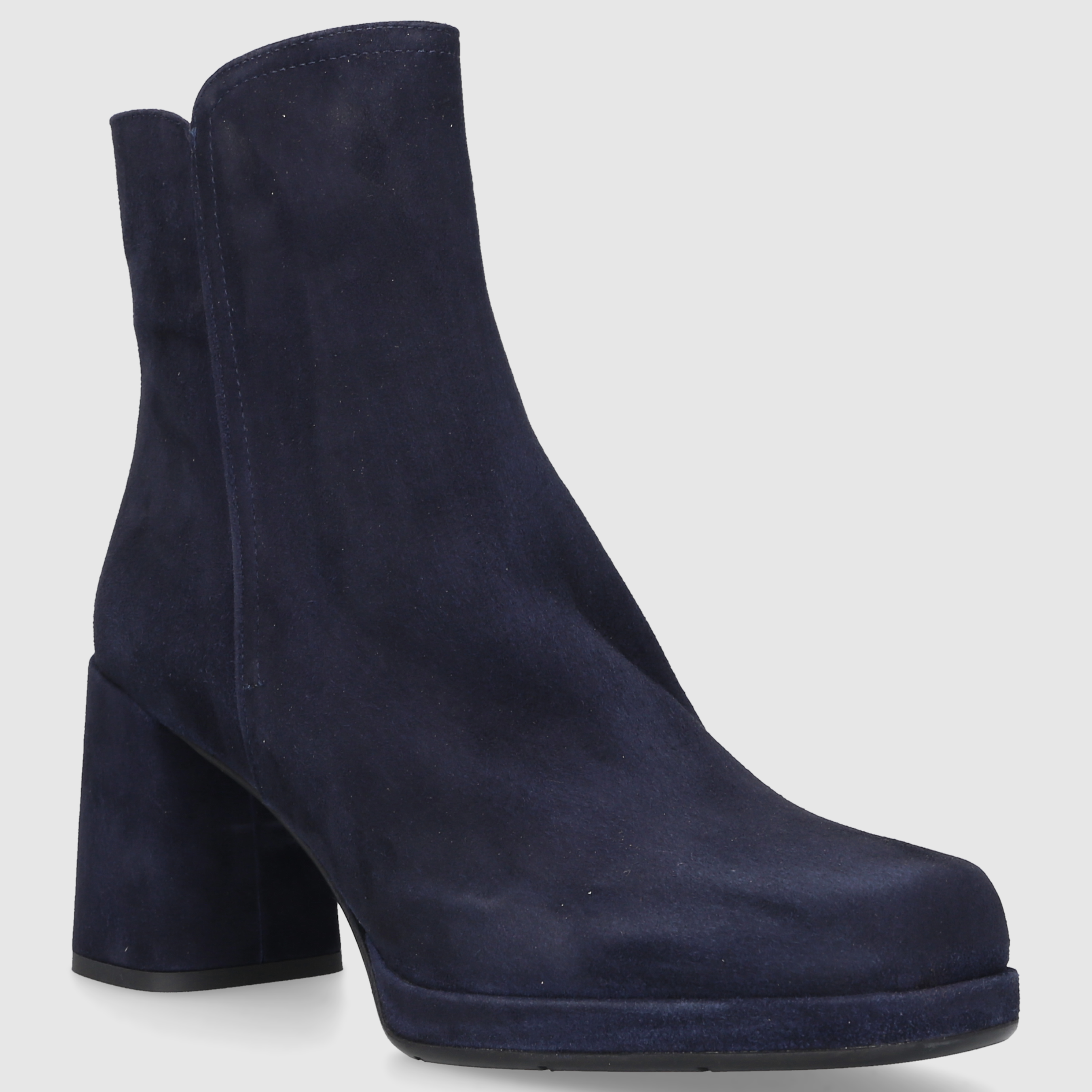 EN AVANT Damen Stiefeletten TL68 Vleourleder dunkelblau