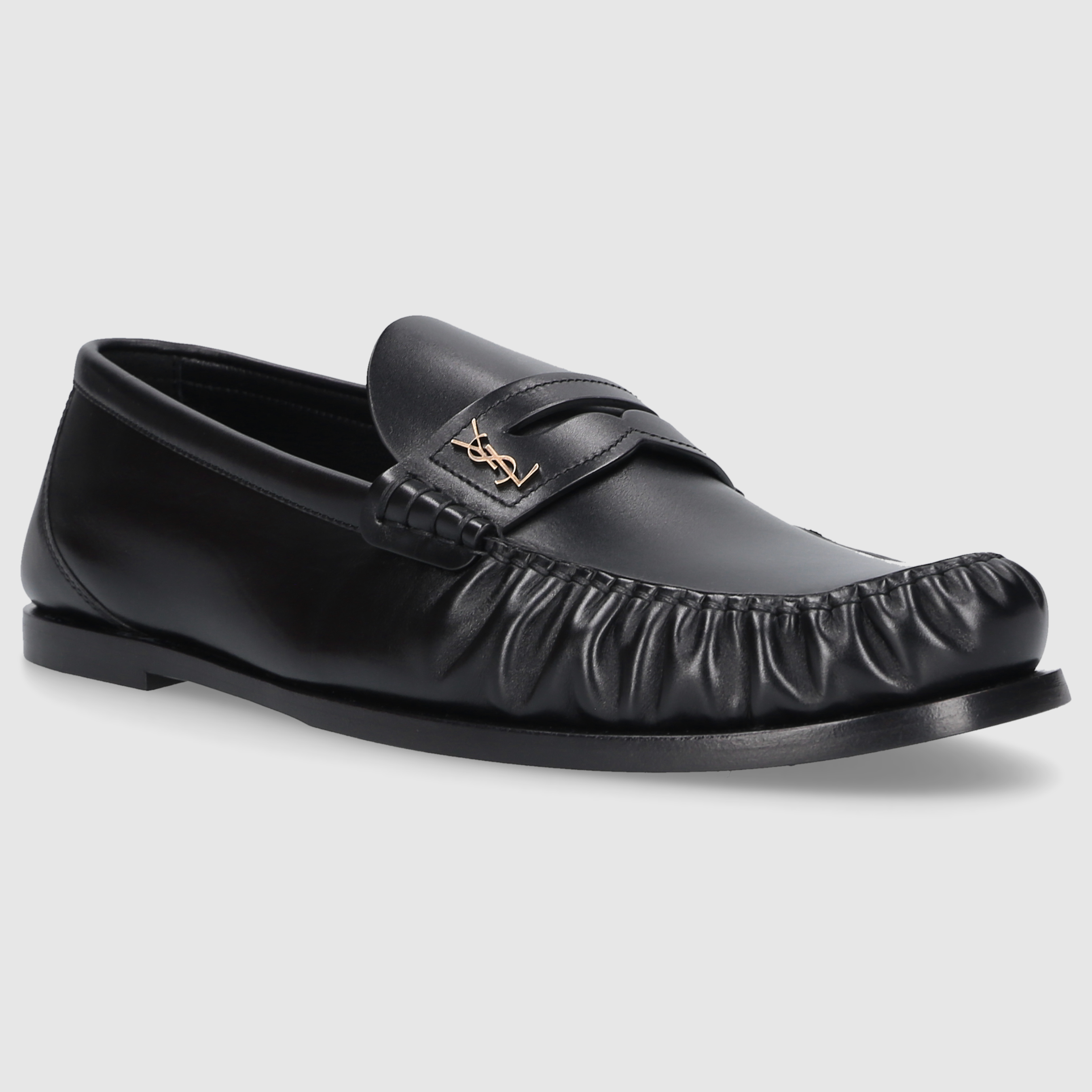 Saint Laurent Herren Slipper 820618 Schwarz