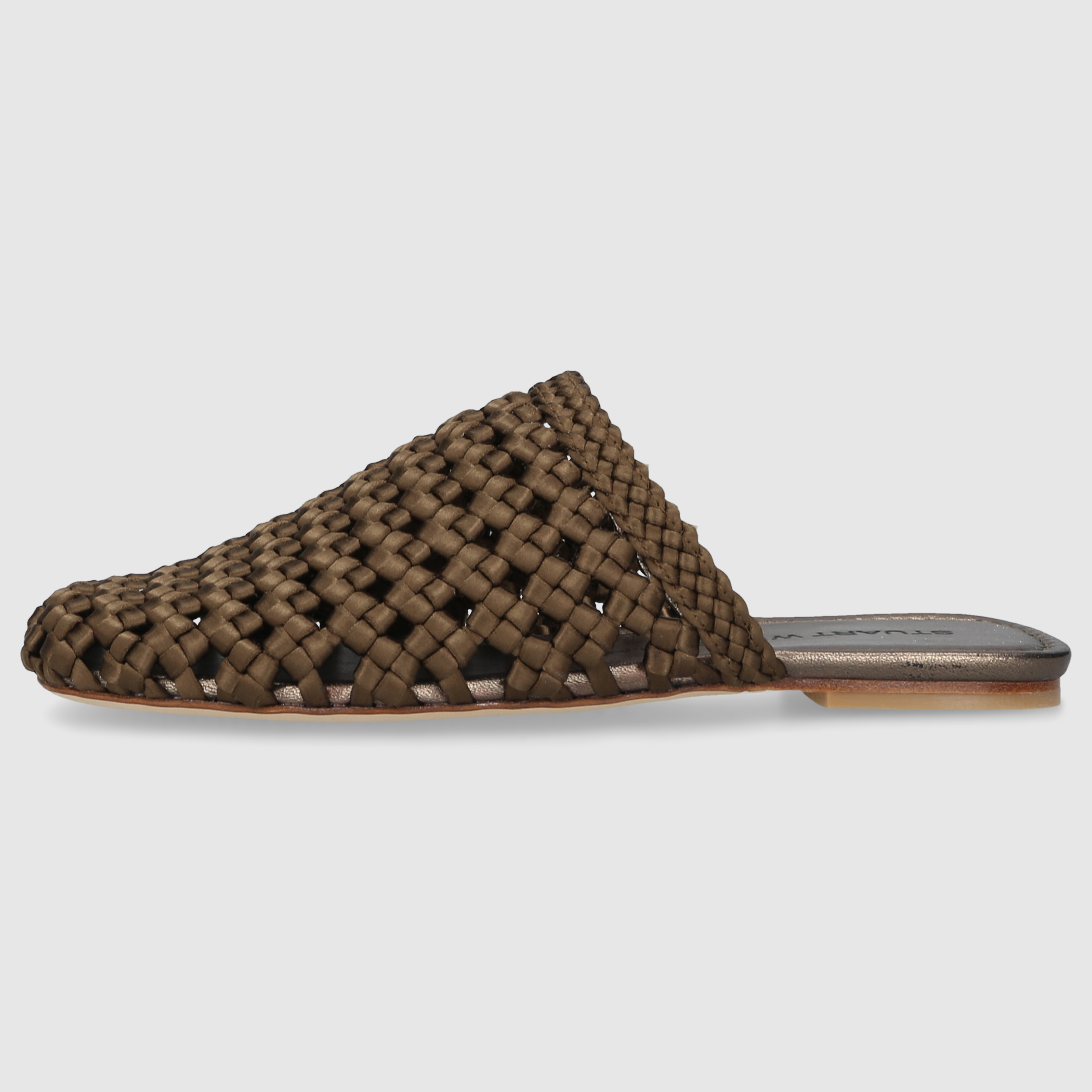 Stuart Weitzman Damen Loafer MARINA MULE Golden Olive
