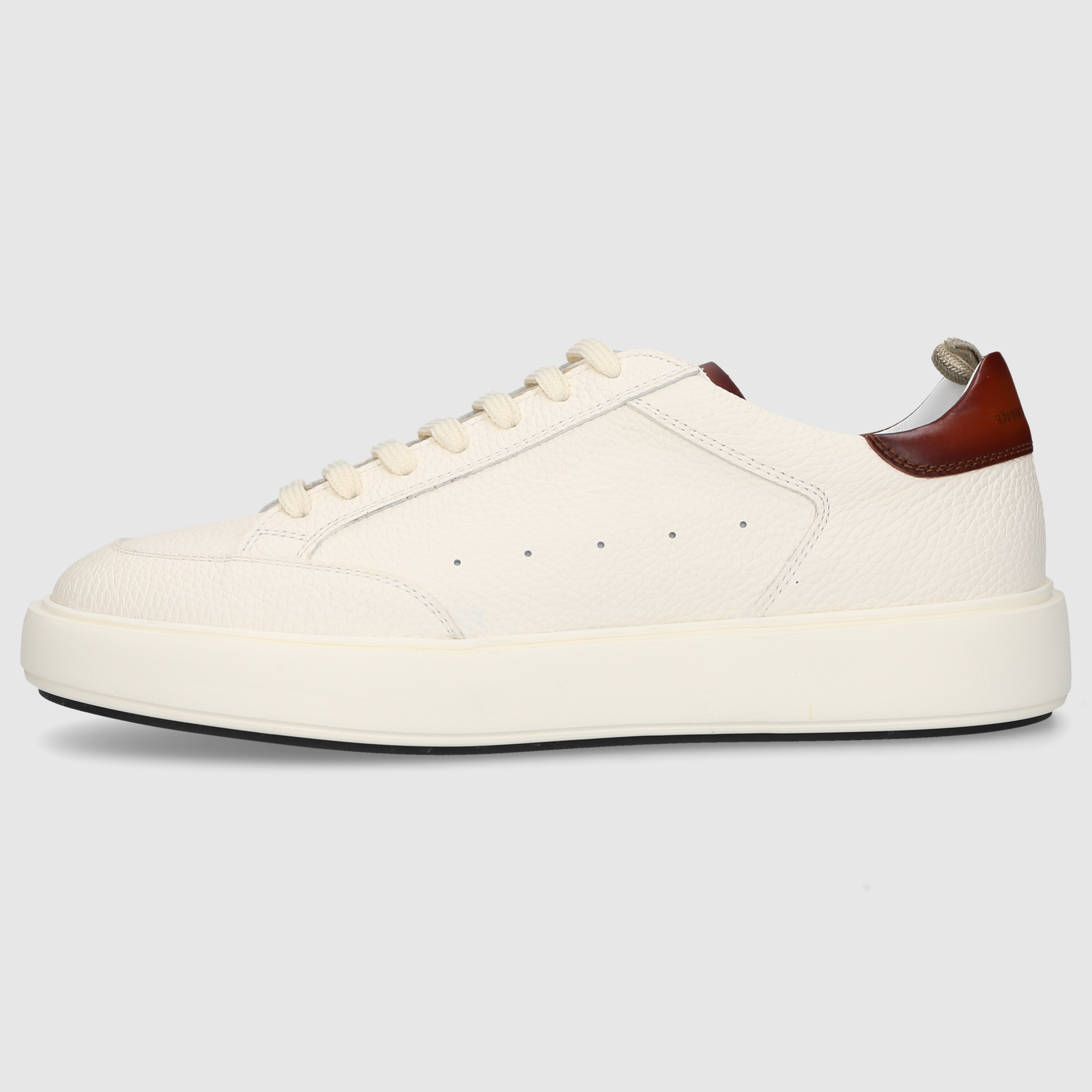 Officine Creative Herren Sneaker SEQUEL/001 Bianco/ Dk Tan
