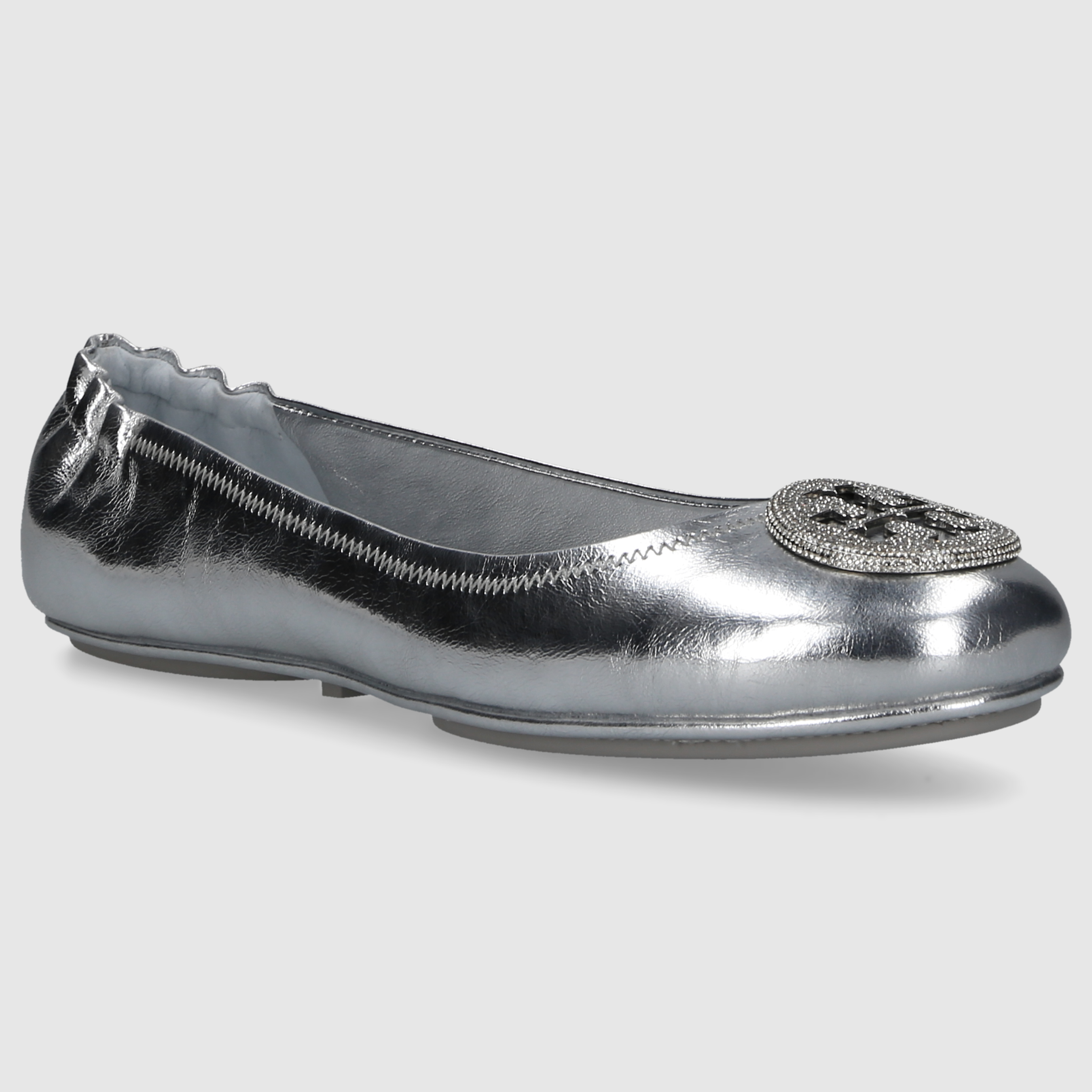 Tory Burch Damen Flach 165361 SILBER