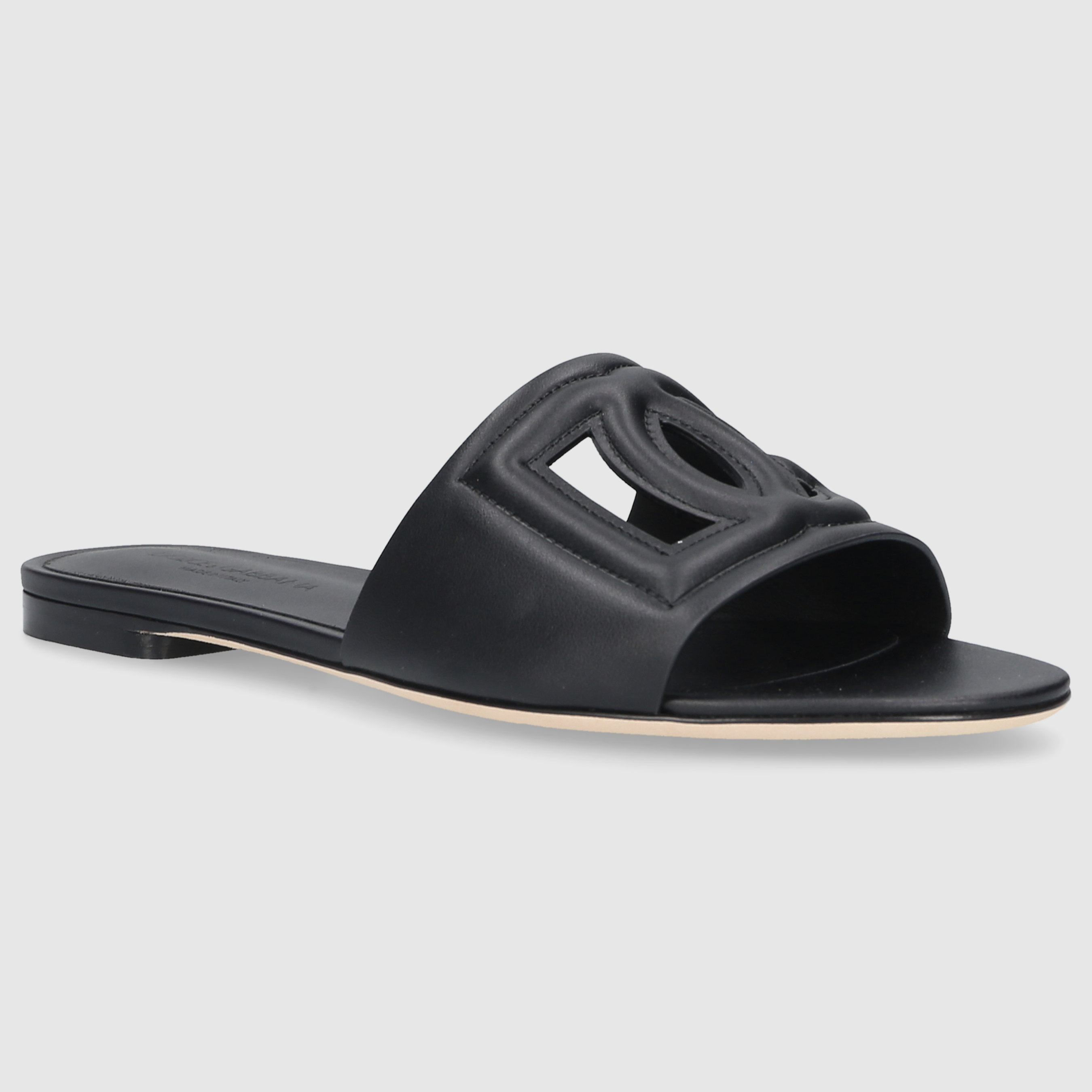 Dolce & Gabbana Damen Sandalen CQ0436 Schwarz