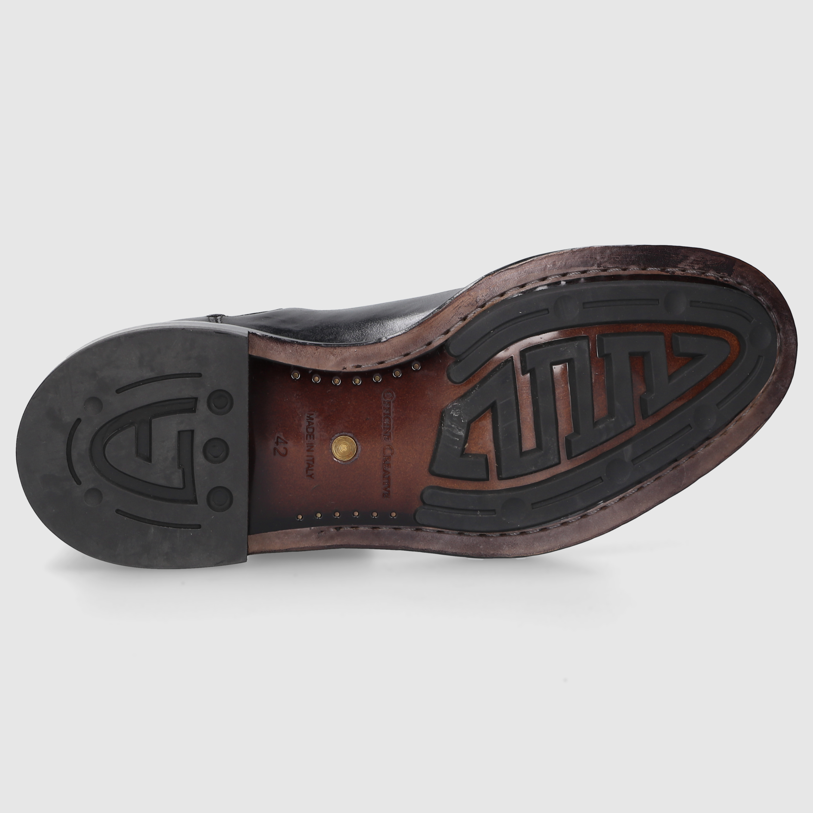 Officine Creative Herren Boot Temple/008 Caffe'/Supernero