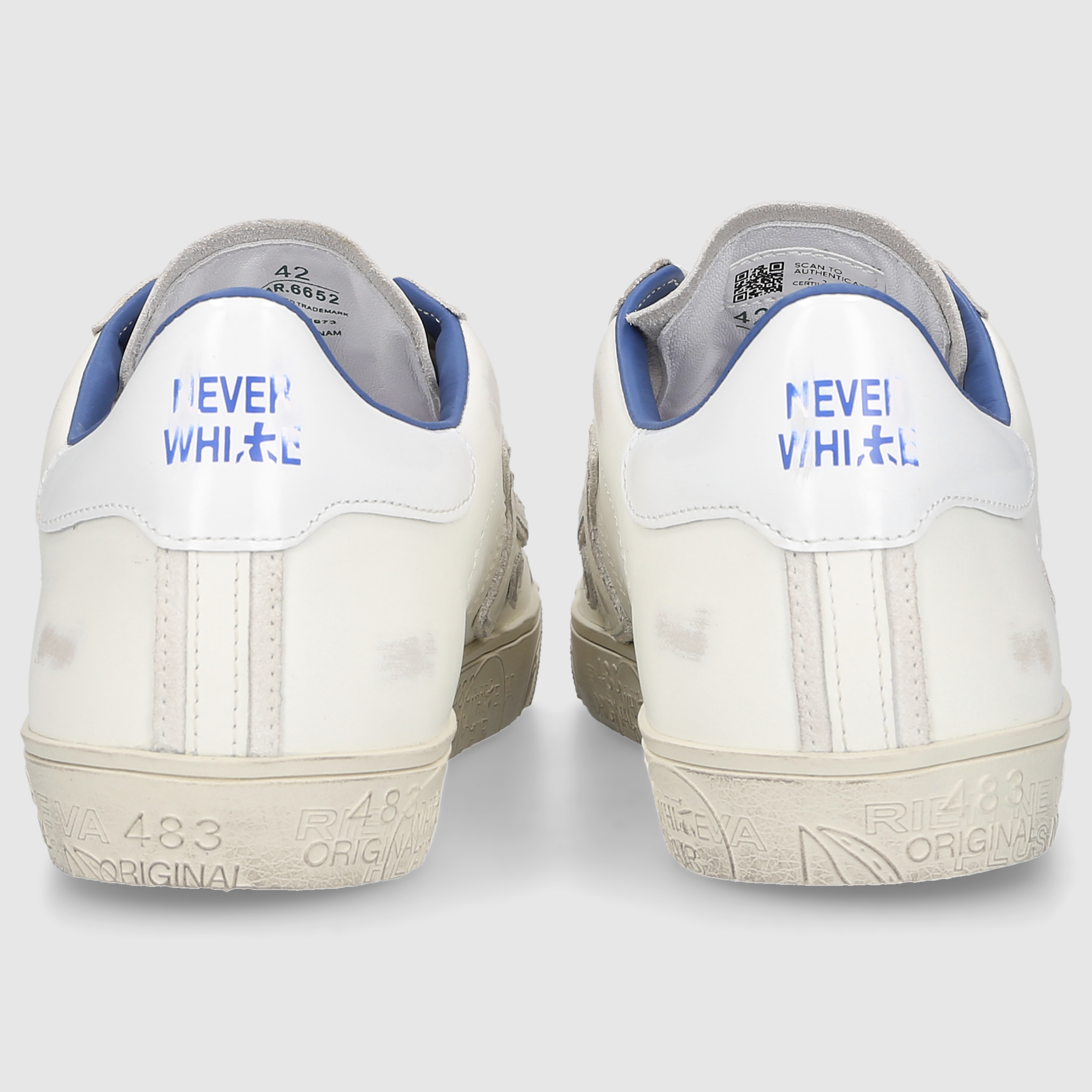 Premiata Herren Sneaker STEVEN-VAR 6652 White