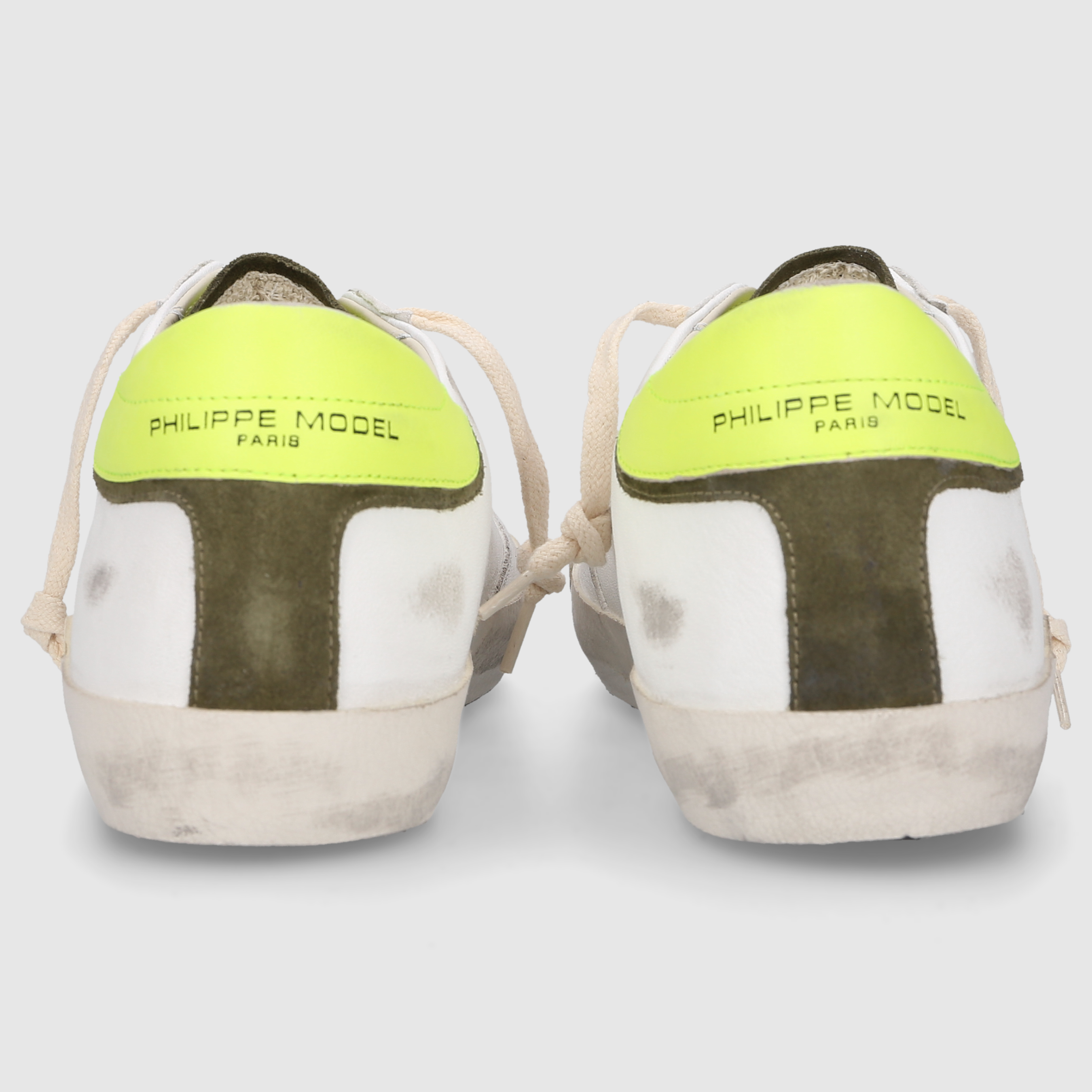 Philippe Model Herren Schuhe PRSX LOW MAN White/Military