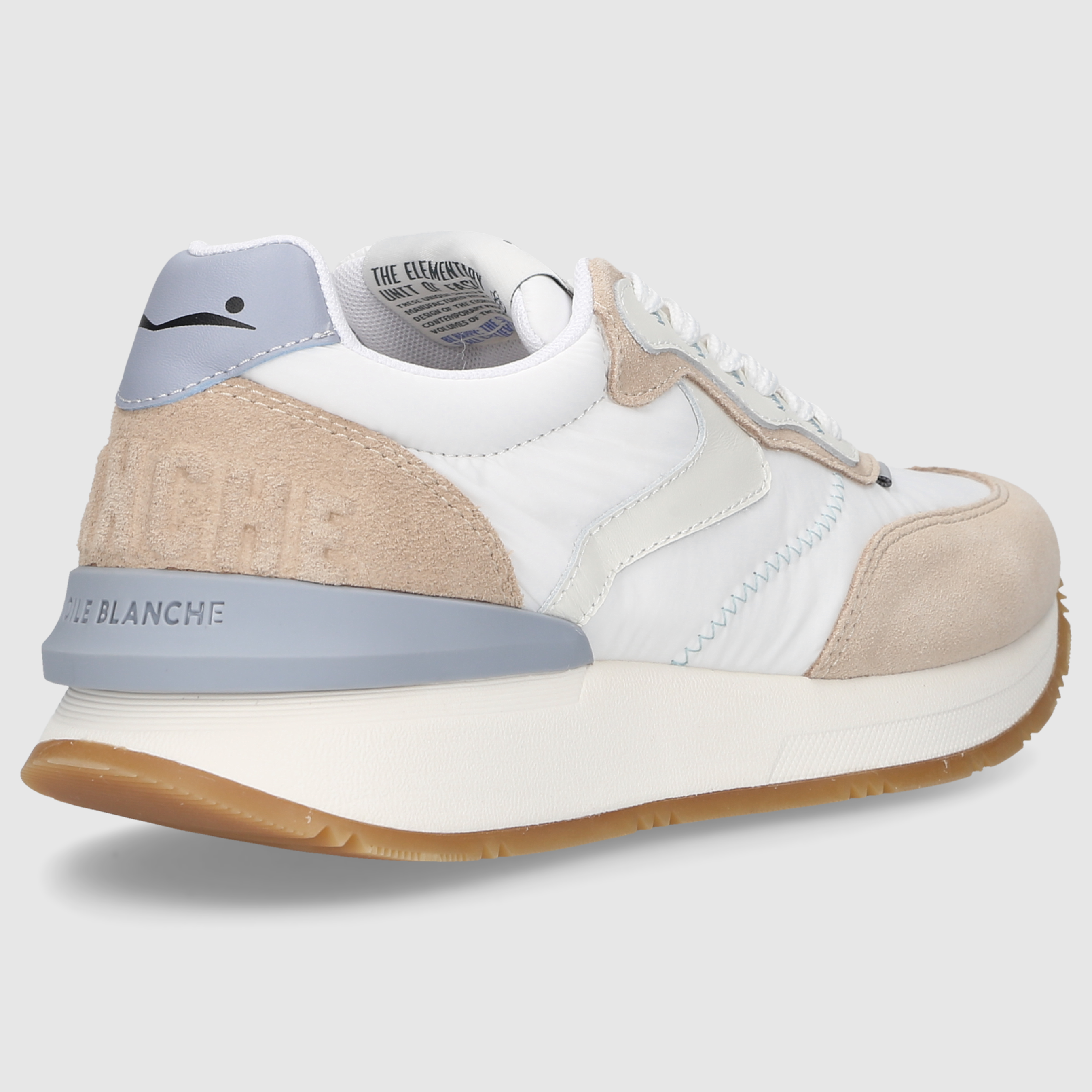 Voile Blanche Damen SNEAKER QWARK WEISS-BEIGE