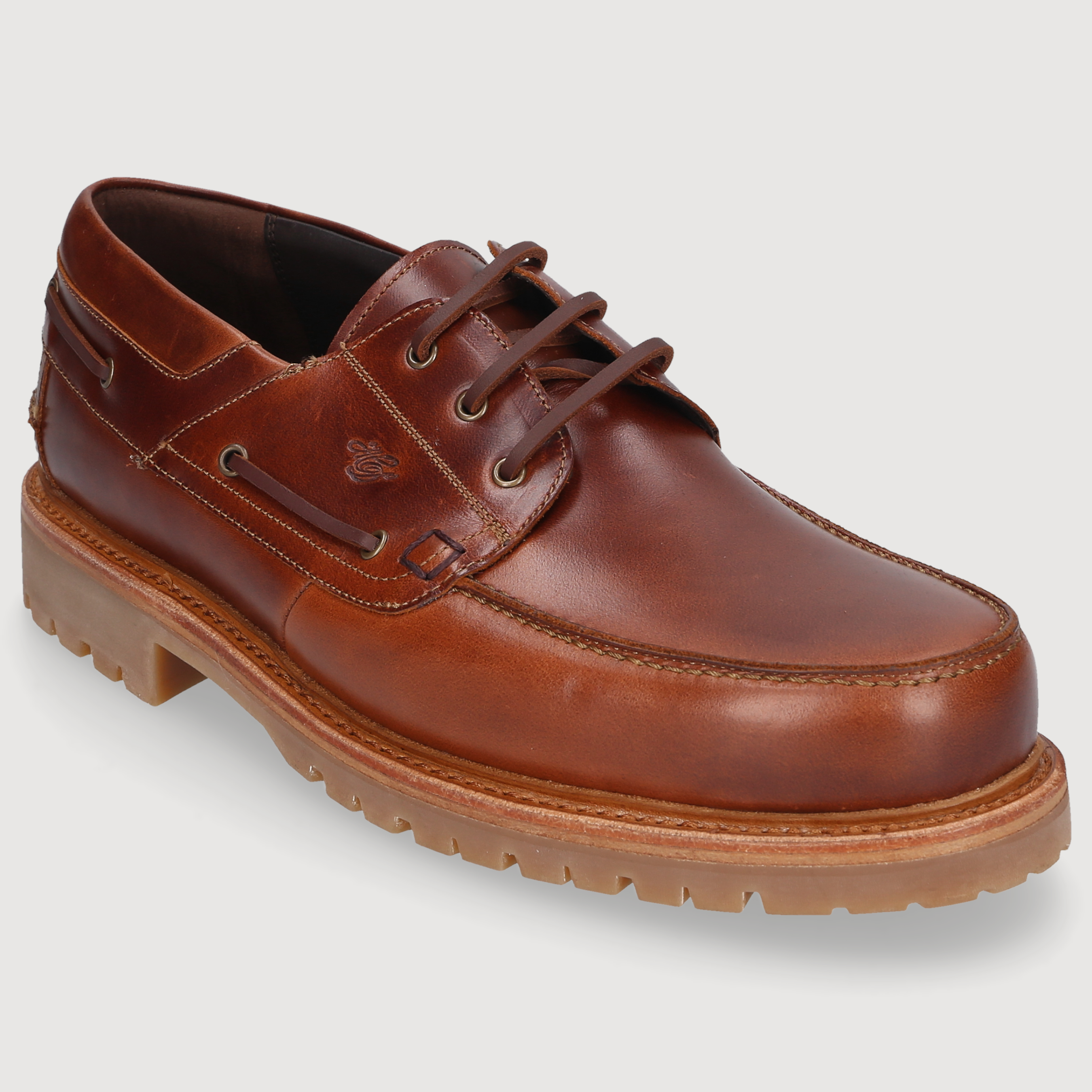 Heinrich Dinkelacker Herren Bootsschuh Miami Plain MA - Amber