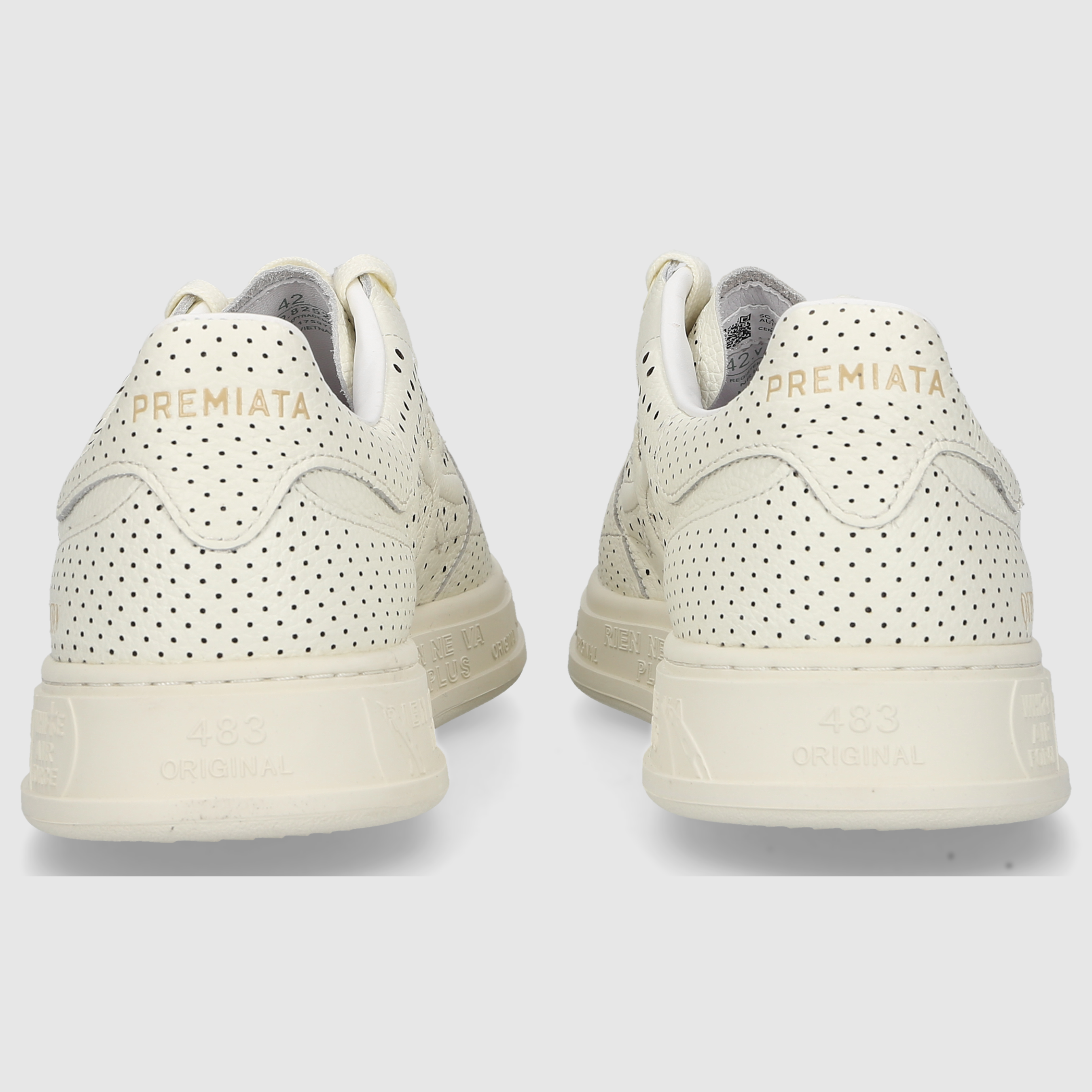 Premiata Herren Sneaker QUINN-VAR 8252 Offwhite