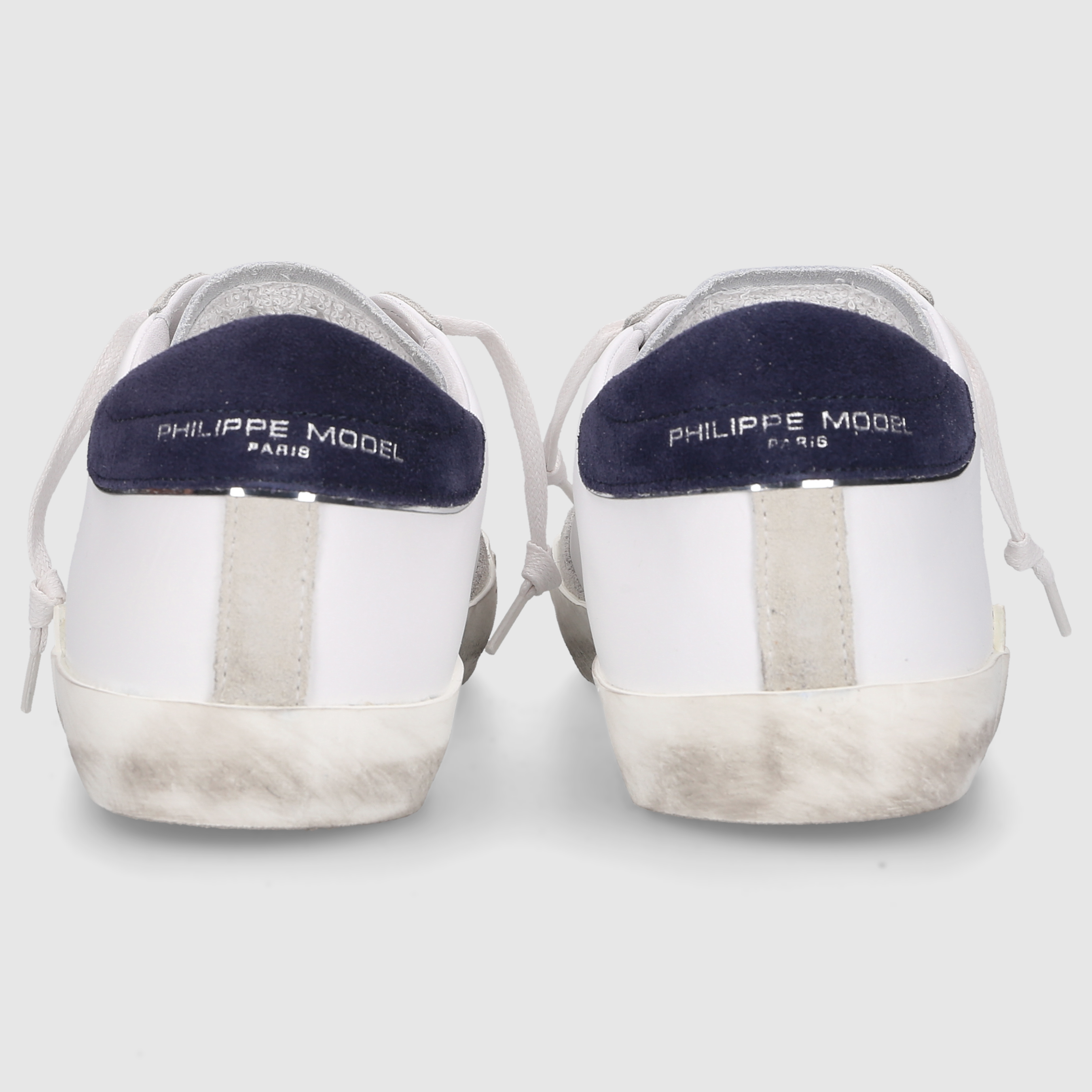 Philippe Model Herren Schuhe PRSX LOW MAN White/Blue