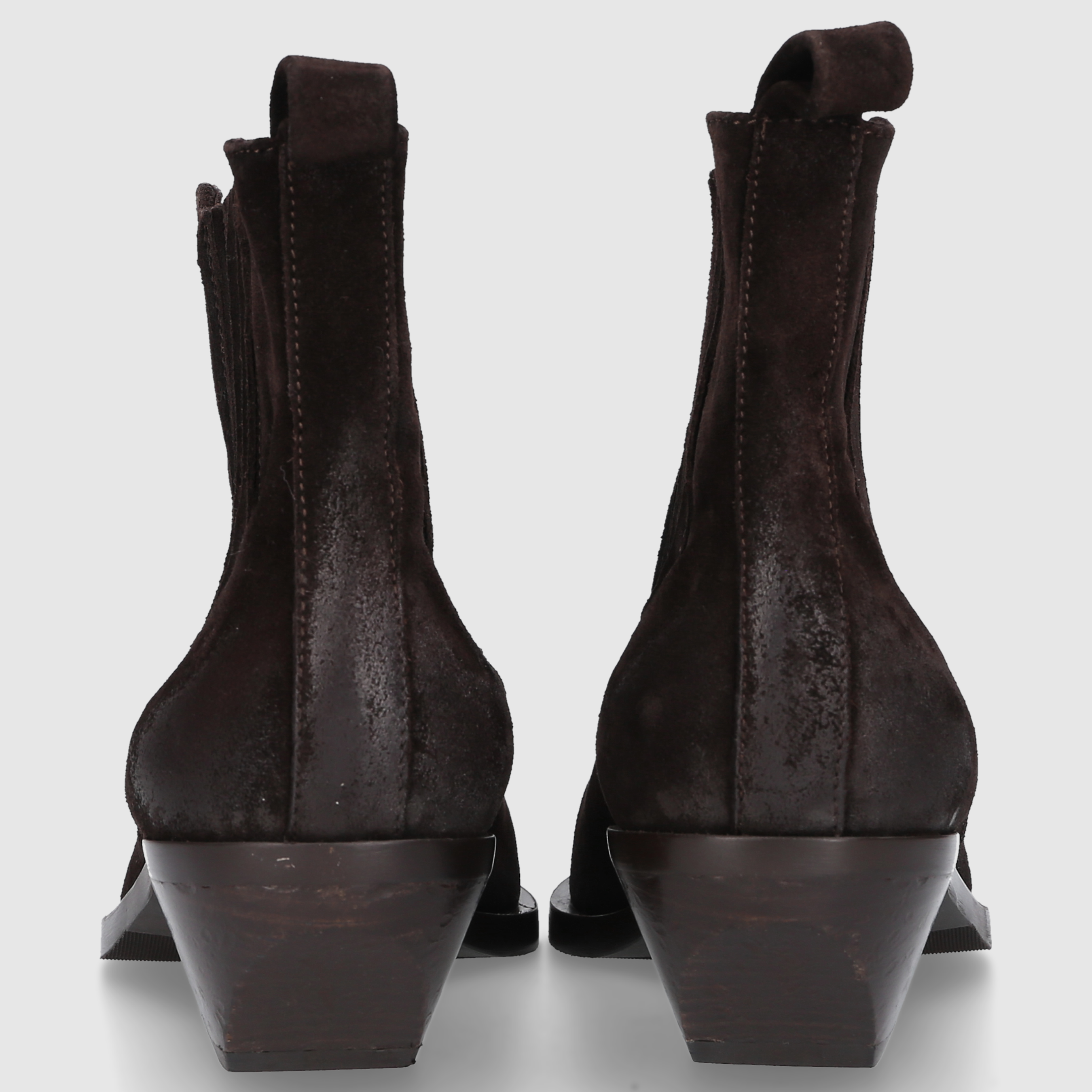 Elena Iachi women's ankle boots E4027 DK-BROWN