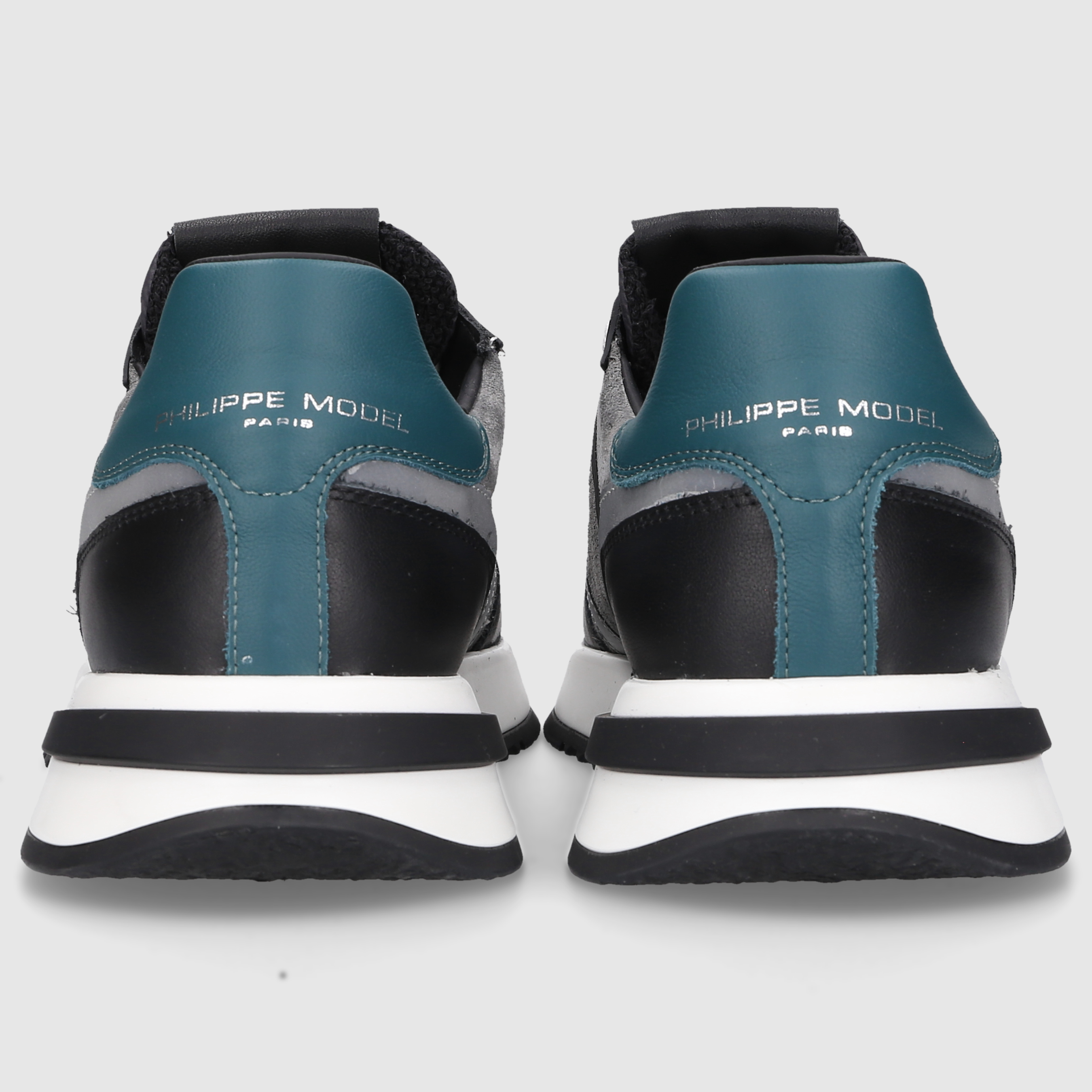 Philippe Model Herren Schuhe TROPEZ 2.1 LOW MAN Black/Green