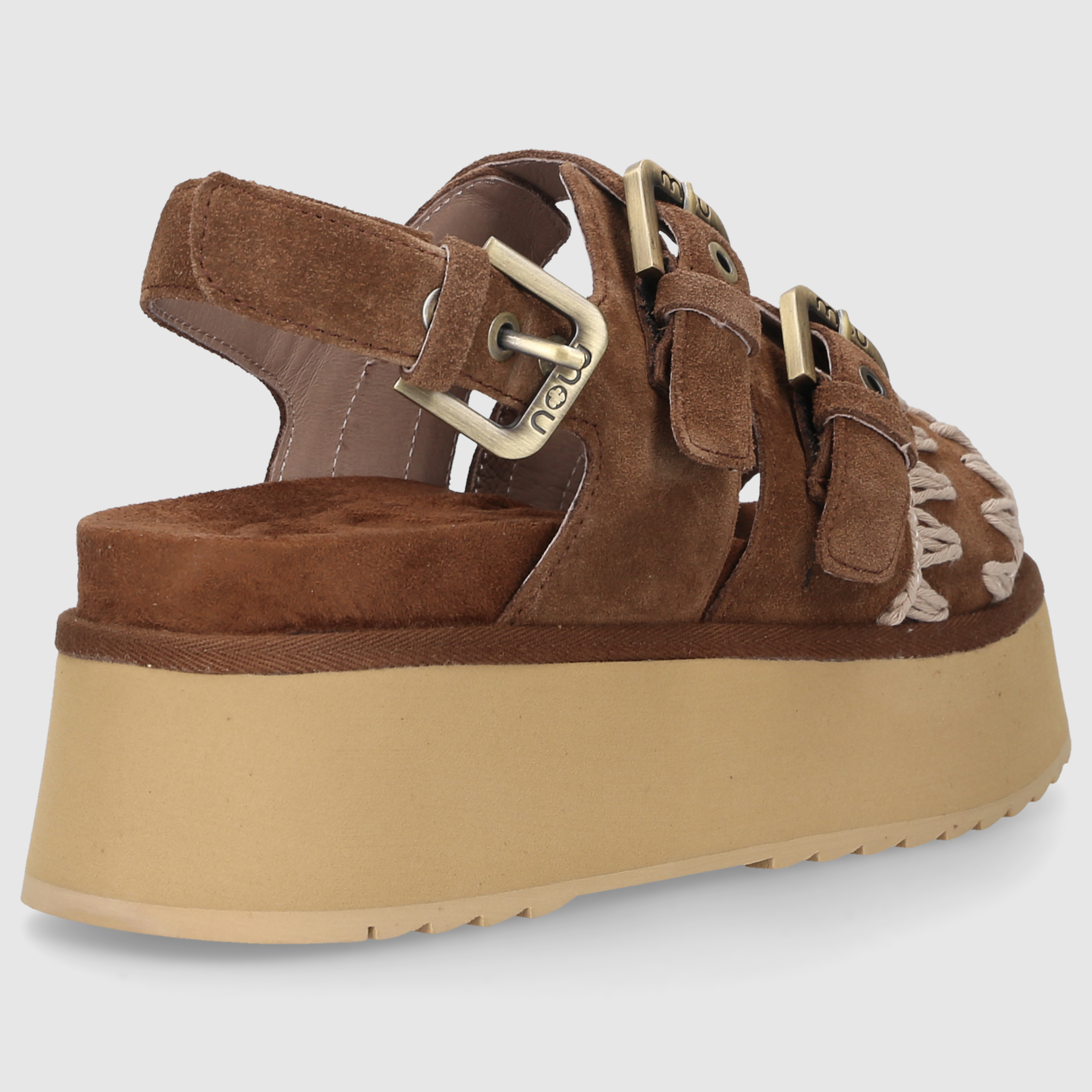 MOU Damen OFFENE SCHUHE 681000A BRAUN