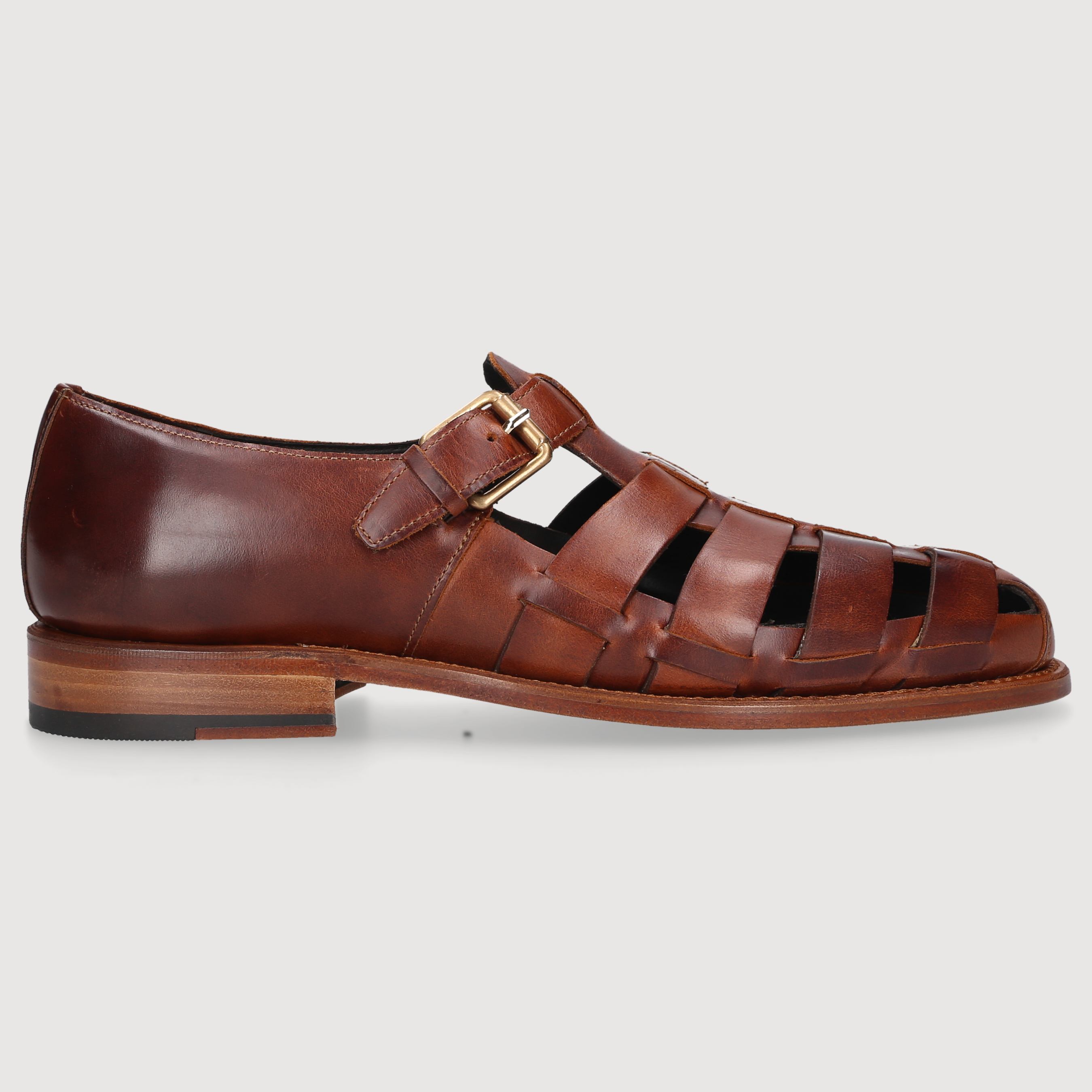 Heinrich Dinkelacker Men's London Sandal MA - Amber