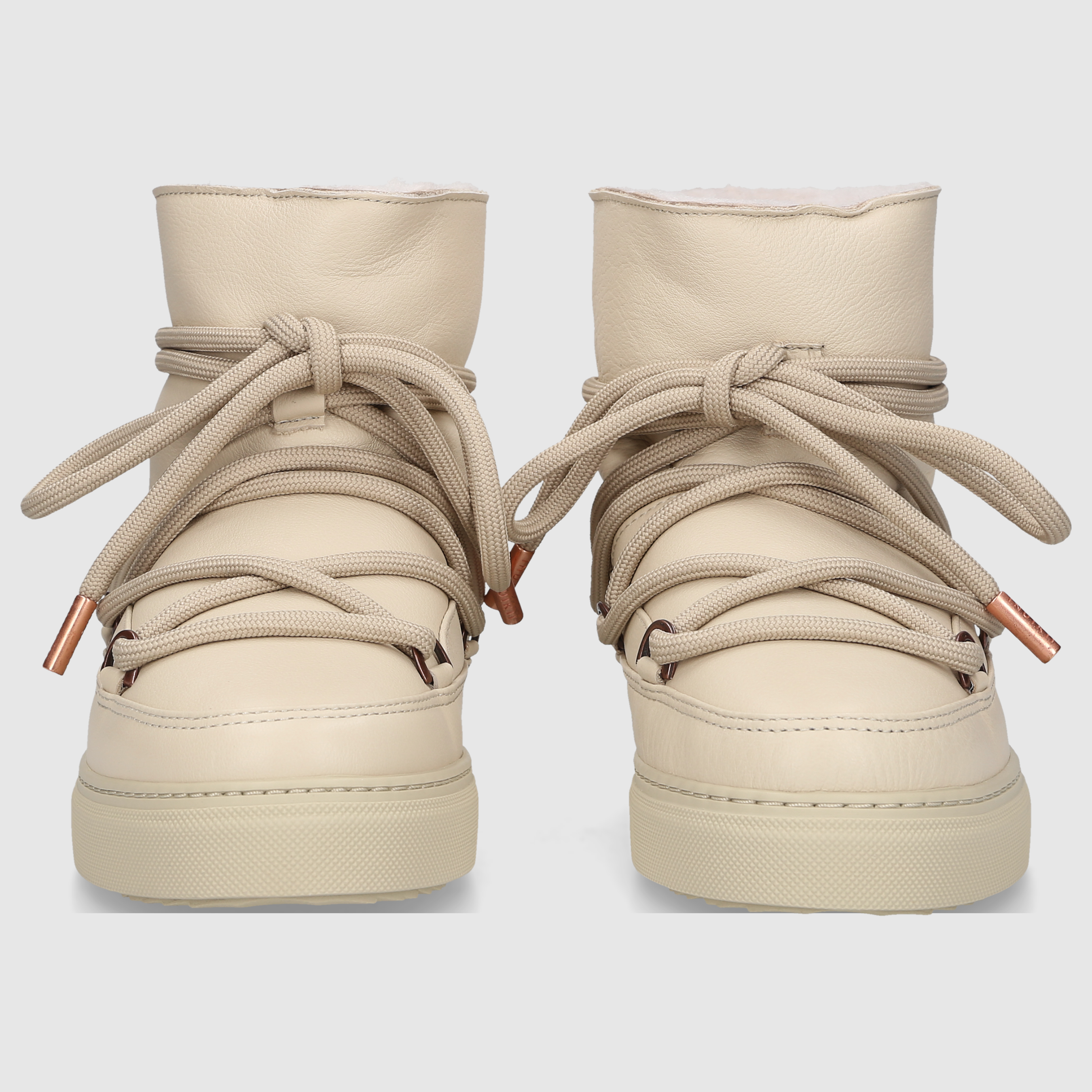 Inuikii Damen Sneaker FULL LEATHER Cream