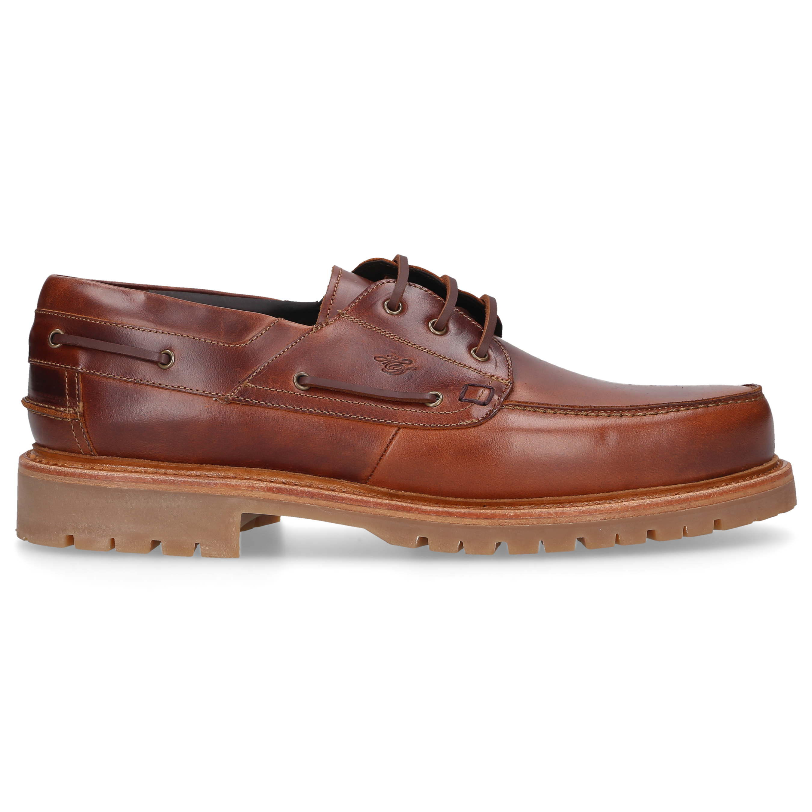 Heinrich Dinkelacker Herren Bootsschuh Miami Plain MA - Amber
