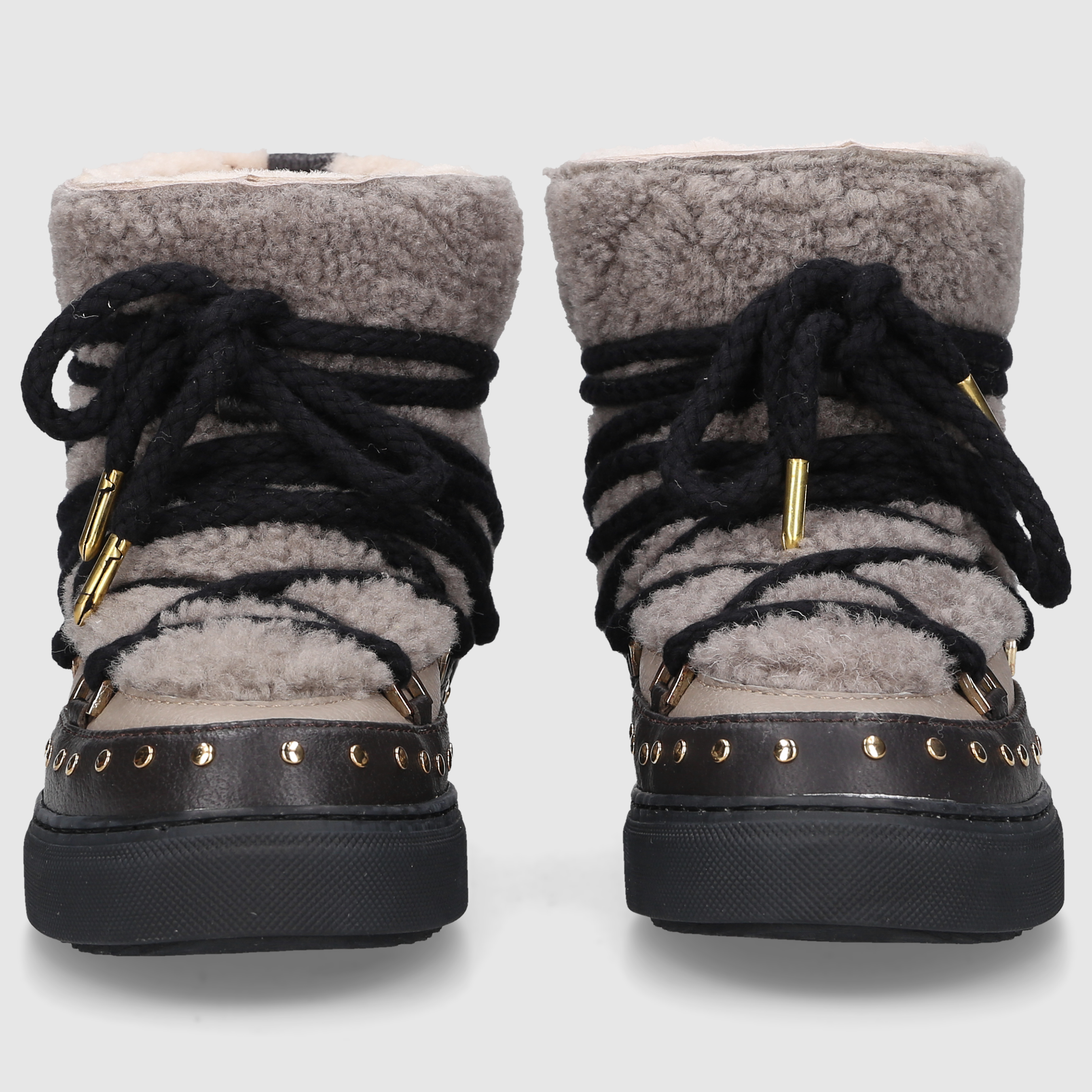 Inuikii Damen Boot CURLY ROCK Taupe