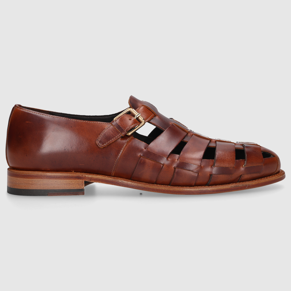 Heinrich Dinkelacker Herren Sandale London Sandale MA - Amber