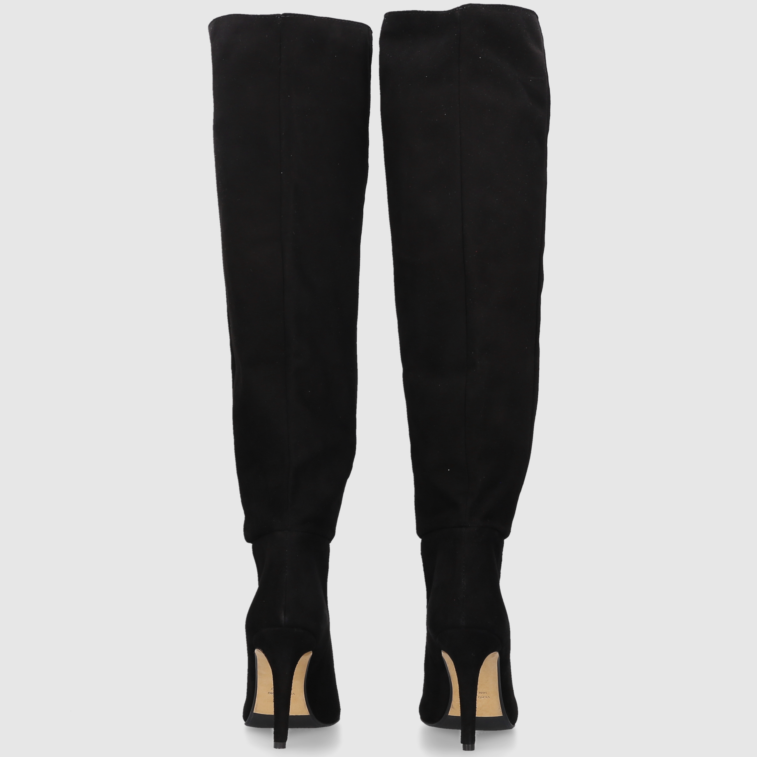 EN AVANT Damen Stiefel ST1175 Veloursleder schwarz