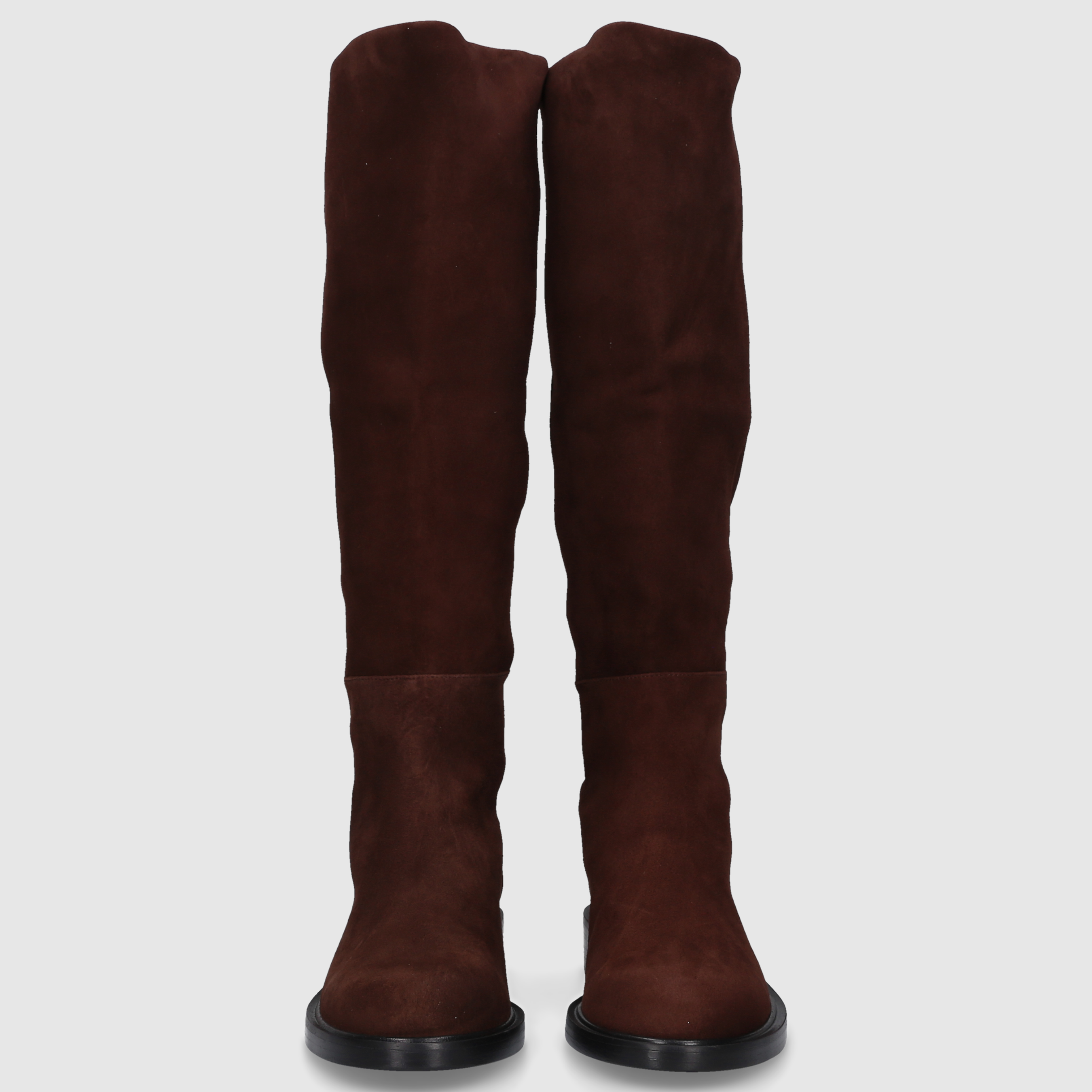Stuart Weitzman Damen Boot 5050GISELE KNEEHI BO Walnut/Walnut/Black