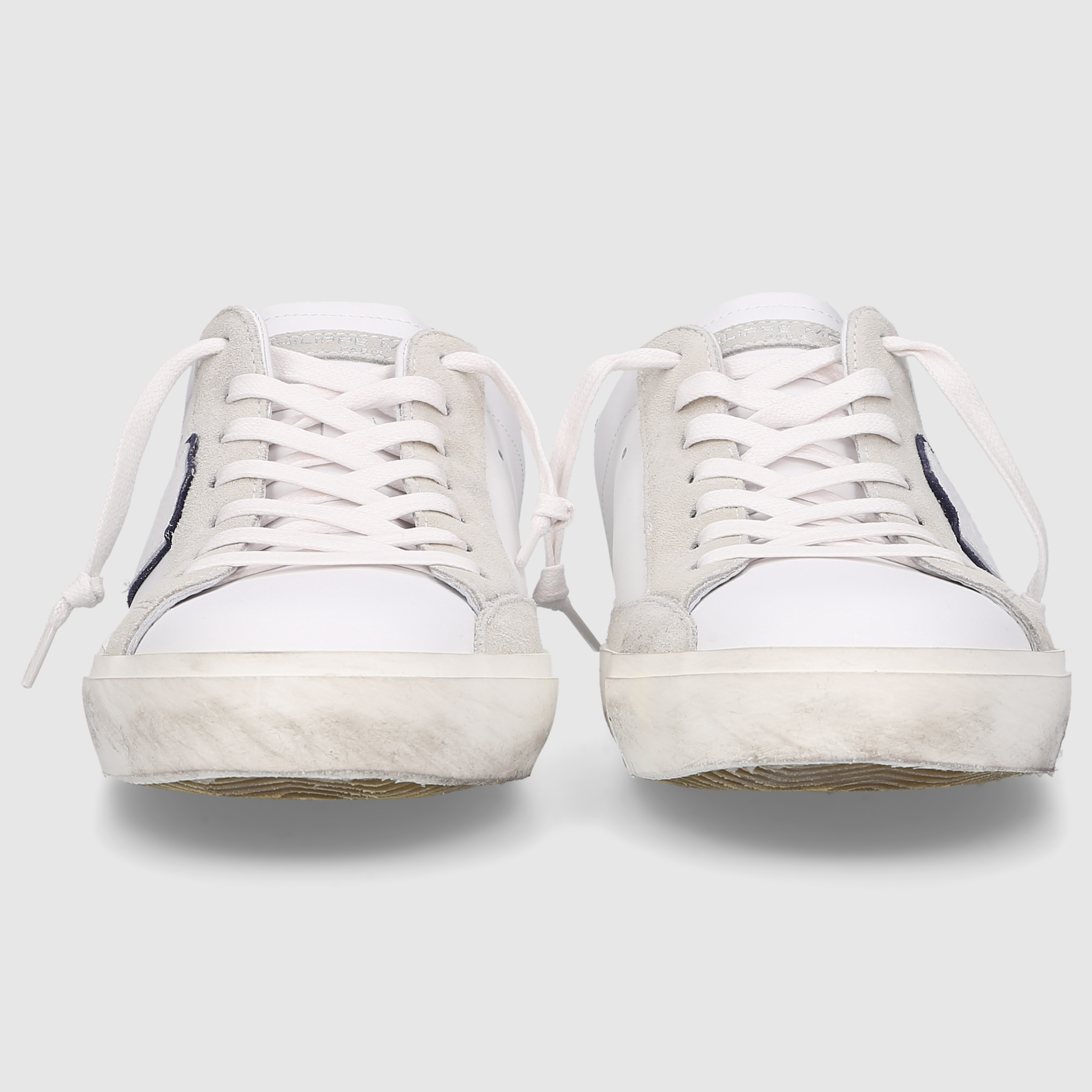 Philippe Model Herren Schuhe PRSX LOW MAN White/Blue