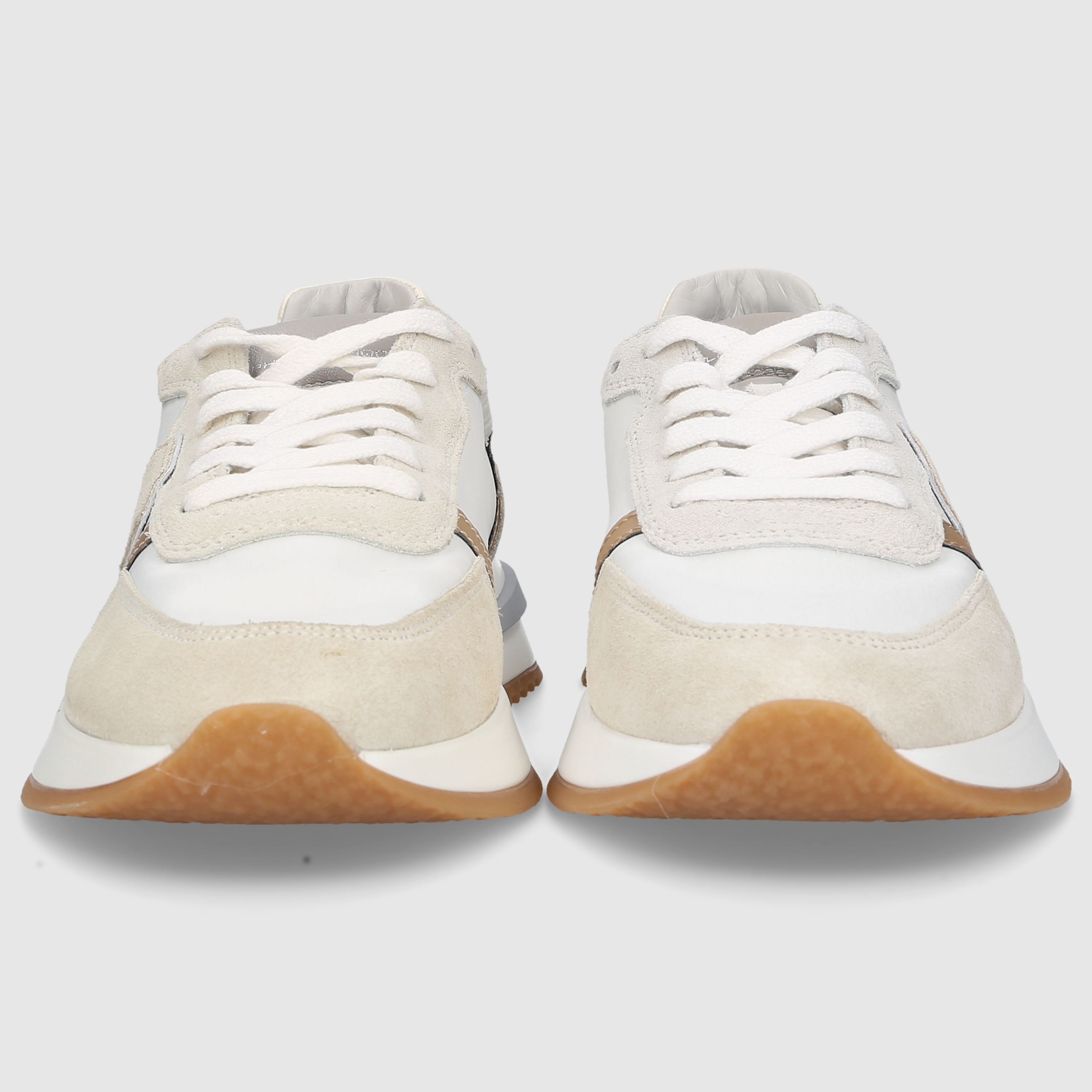 Philippe Model Damen Schuhe TROPEZ 2.1 LOW WOMAN White/Gold