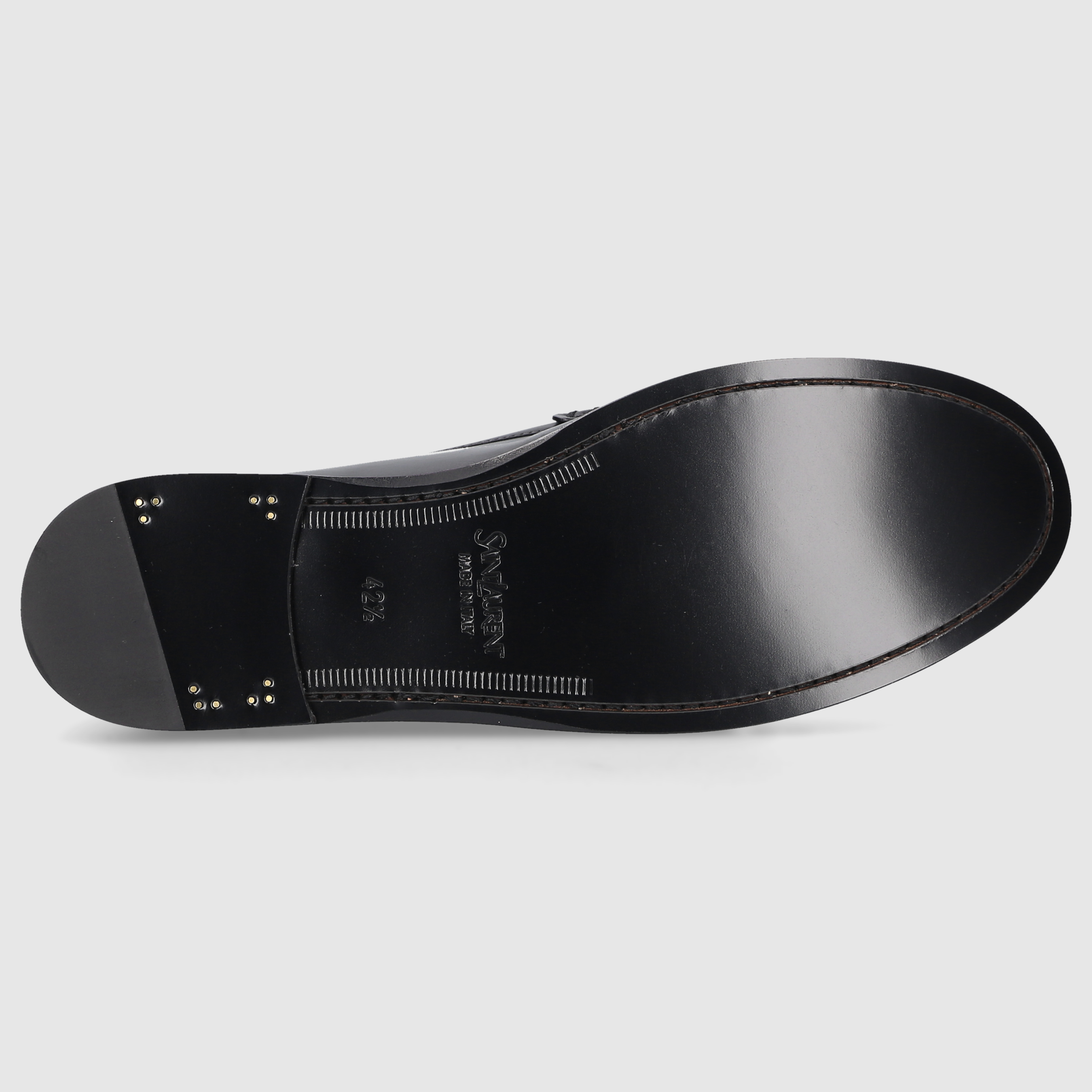 Saint Laurent Herren Slipper 820618 Schwarz